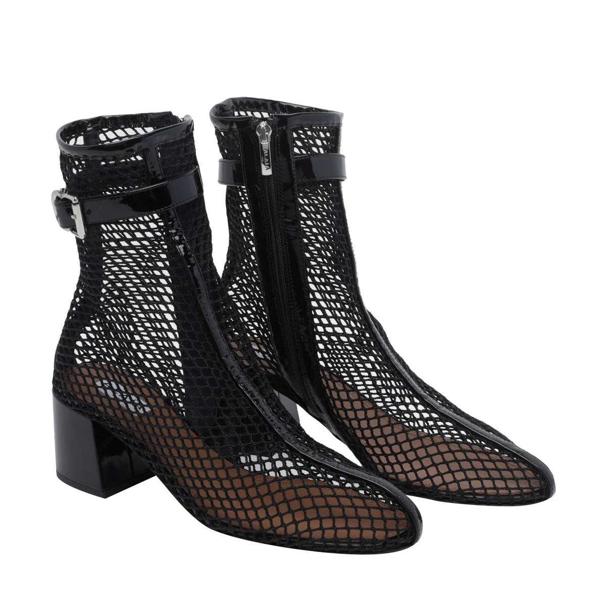 Alaia Women Alaia Women Fishnet Pump Booties ALAIA