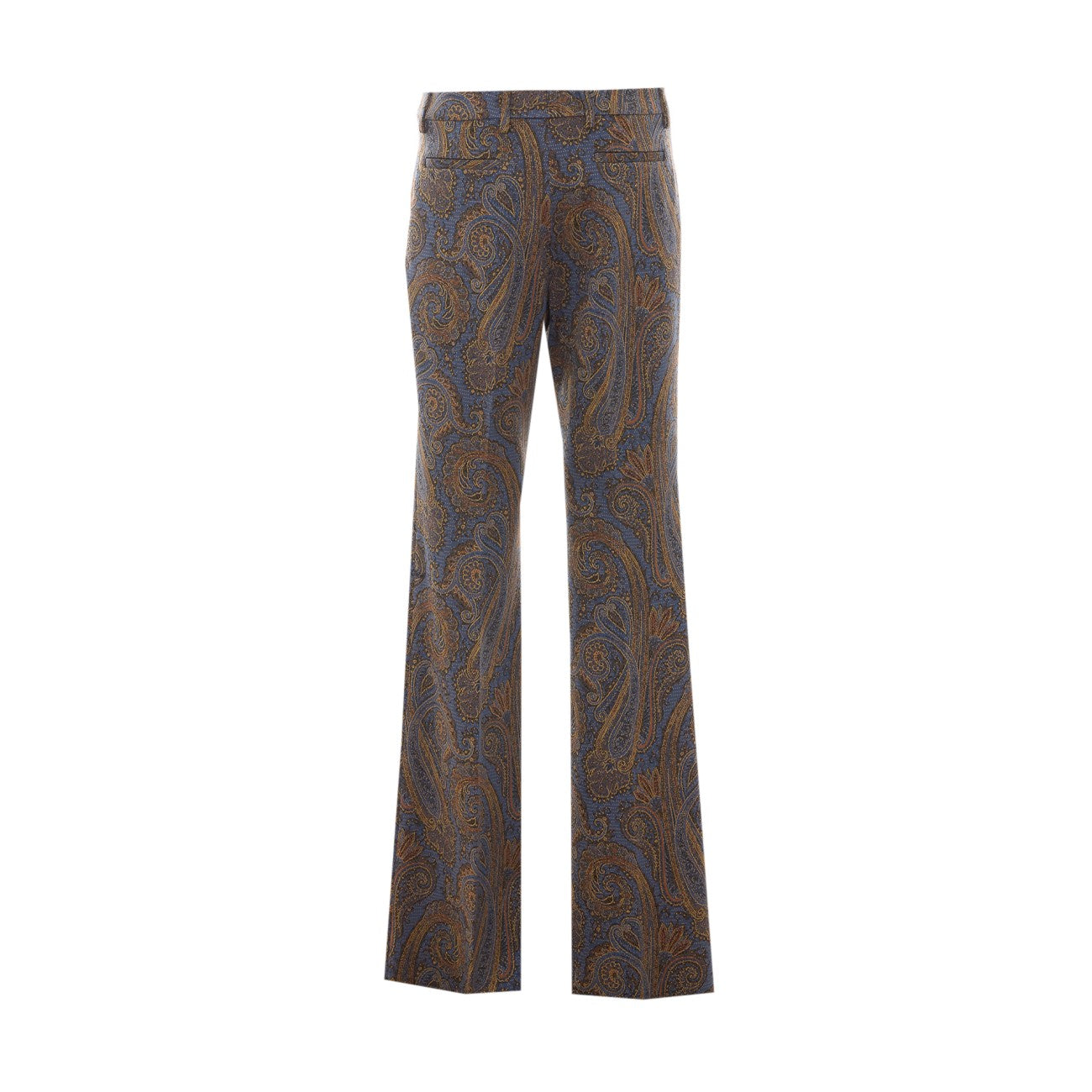 Etro Women Fit And Flare Pants With Paisley Motif ETRO