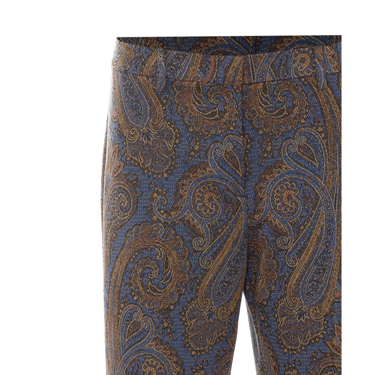 Etro Women Fit And Flare Pants With Paisley Motif ETRO