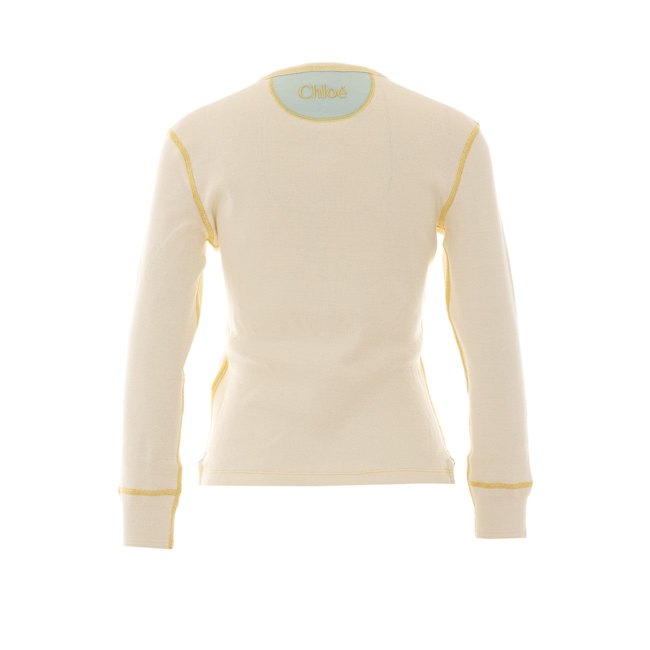 Chloe' Women Fitted Henley Shirt In Cotton Jersey