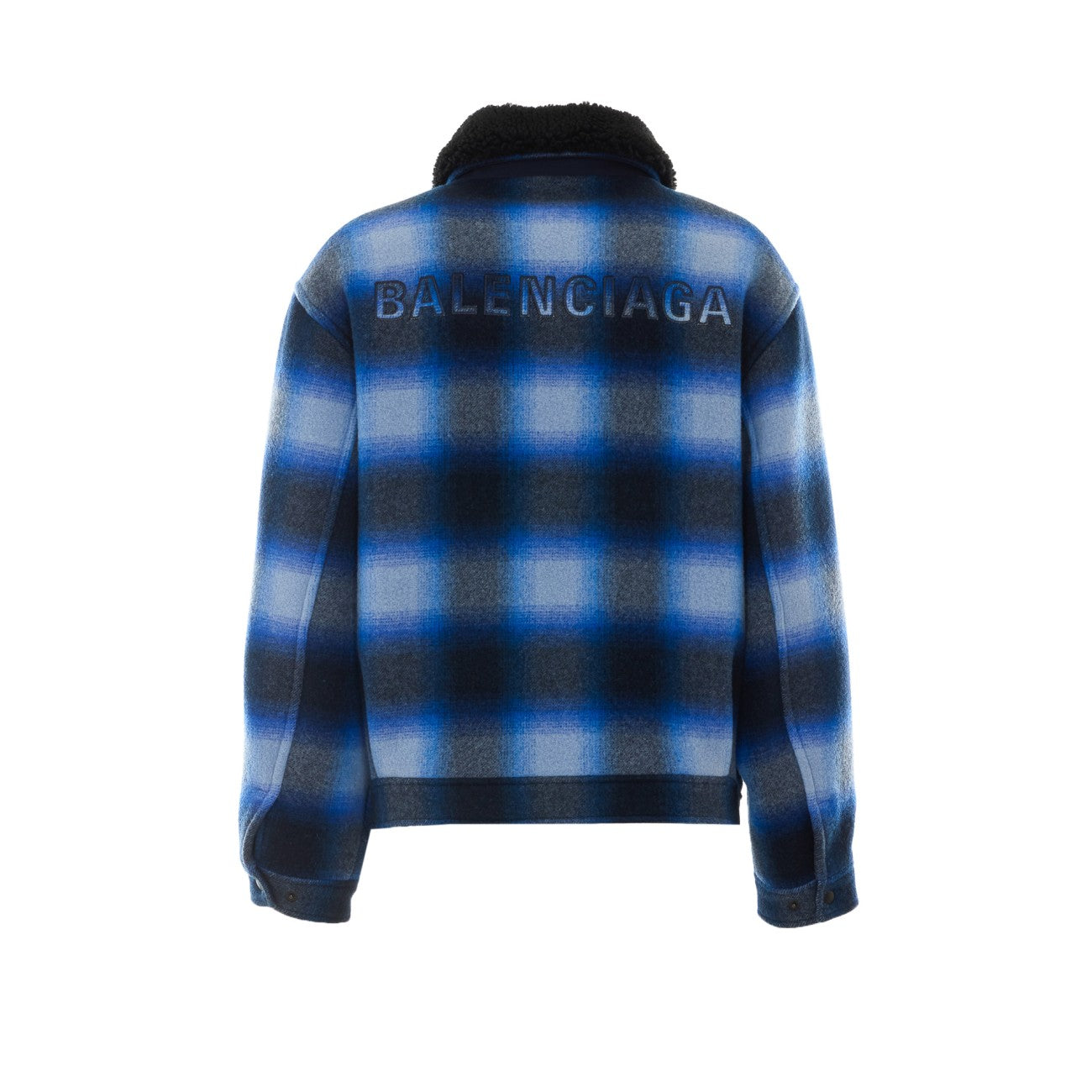 Balenciaga Men Flanel Bomber Jacket BALENCIAGA
