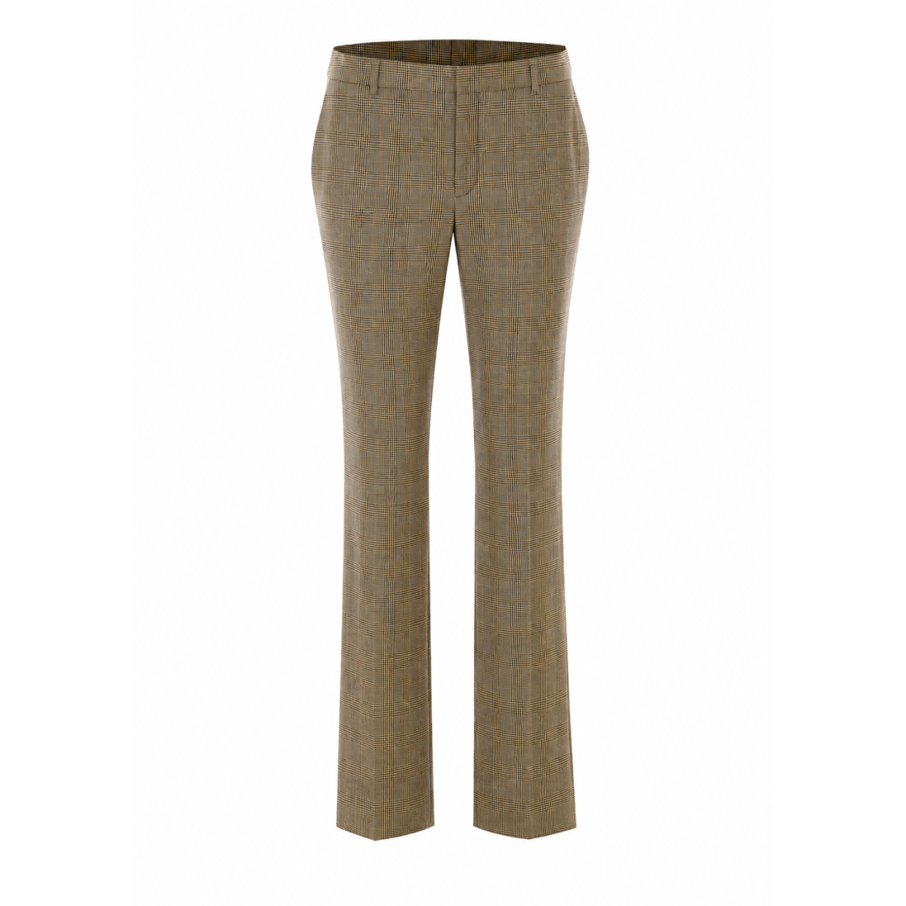 Saint Laurent Women Flared Houndstooth And Prince Of Wales Pants SAINT LAURENT