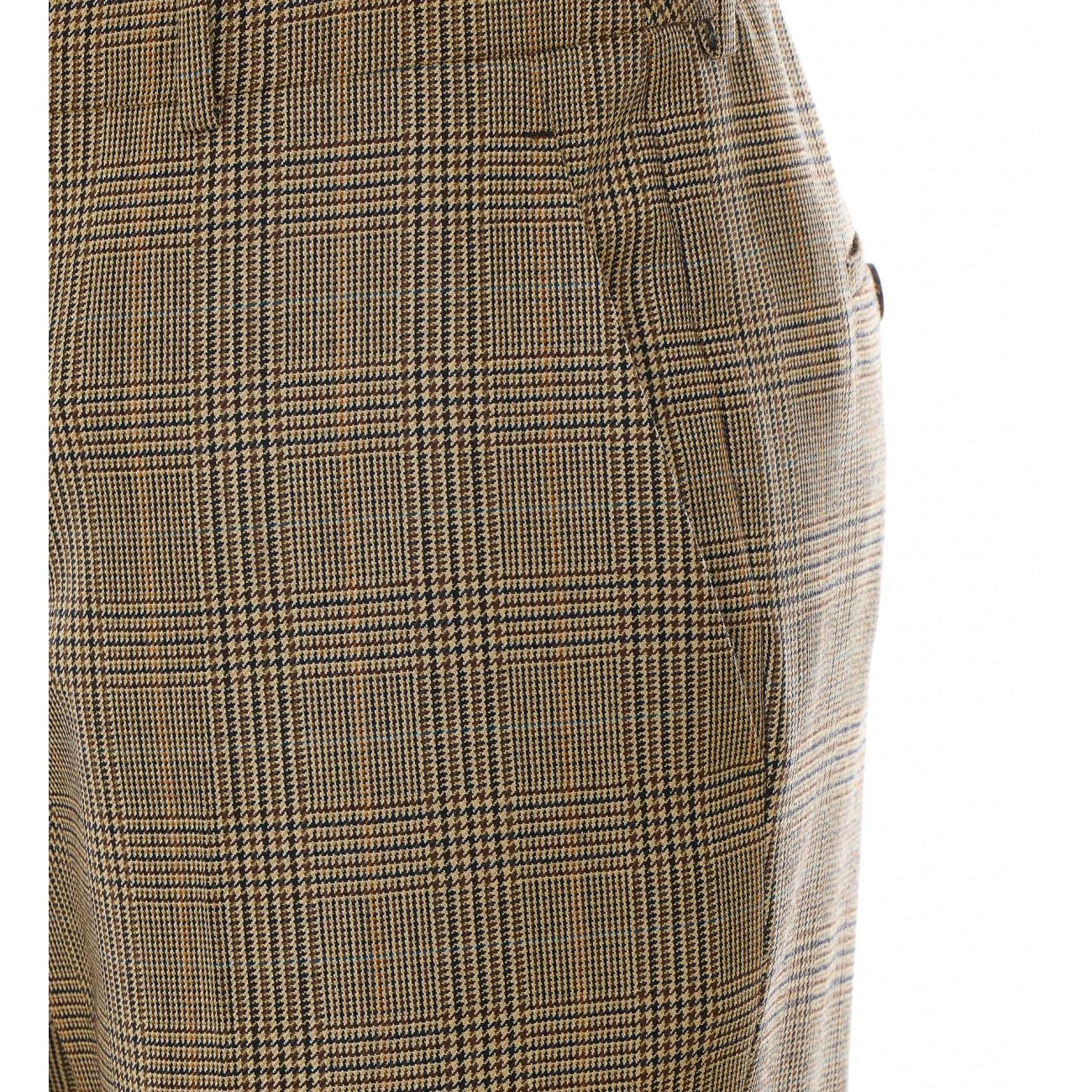 Saint Laurent Women Flared Houndstooth And Prince Of Wales Pants SAINT LAURENT