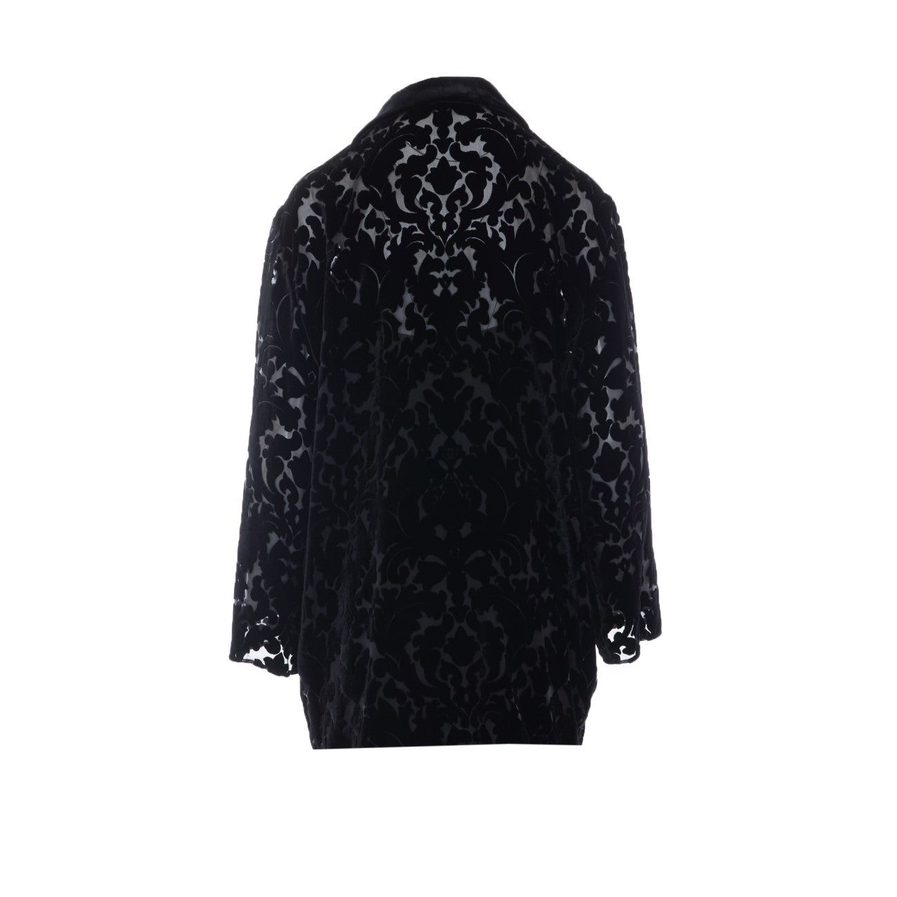Gucci Women Floral Devore' Velour Shirt GUCCI