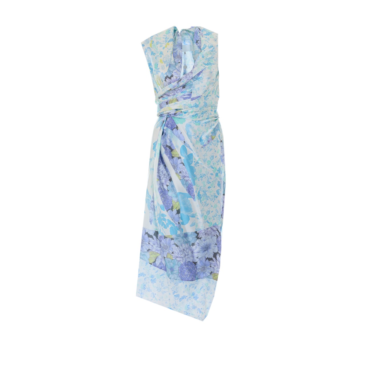 Maison Margiela Women Floral Motif Wrap Dress MAISON MARGIELA