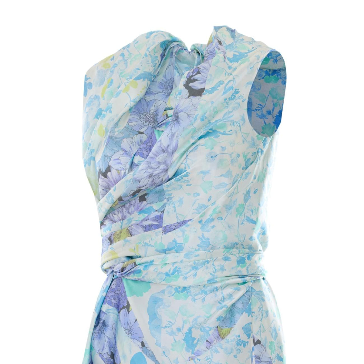 Maison Margiela Women Floral Motif Wrap Dress MAISON MARGIELA