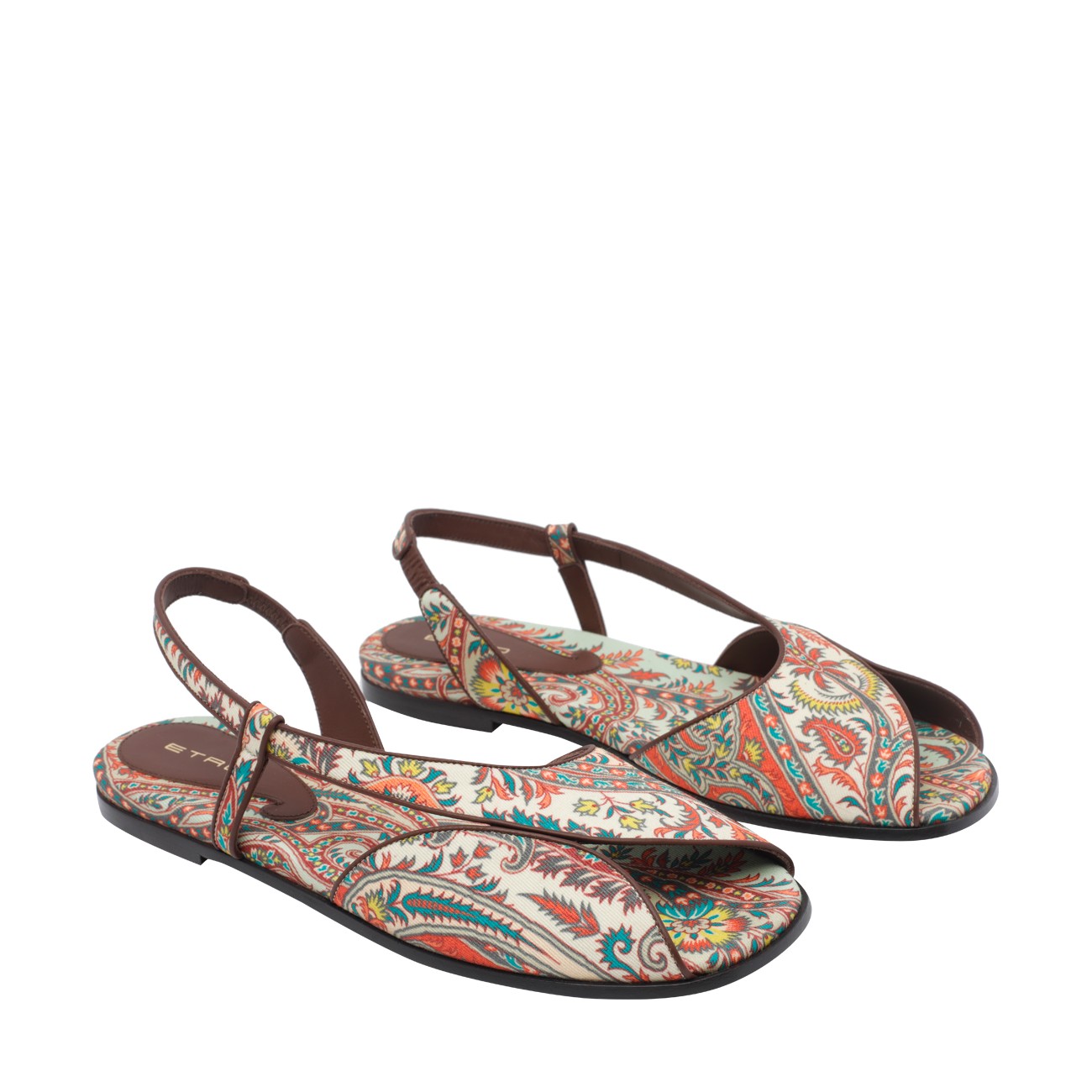 Etro Women Floral Paisley Motif Sandals ETRO