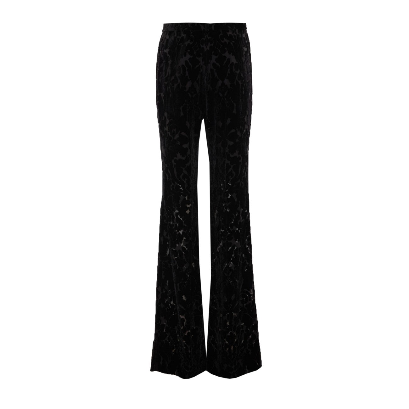 Gucci Women Floral Print Velour Devore' Pants GUCCI