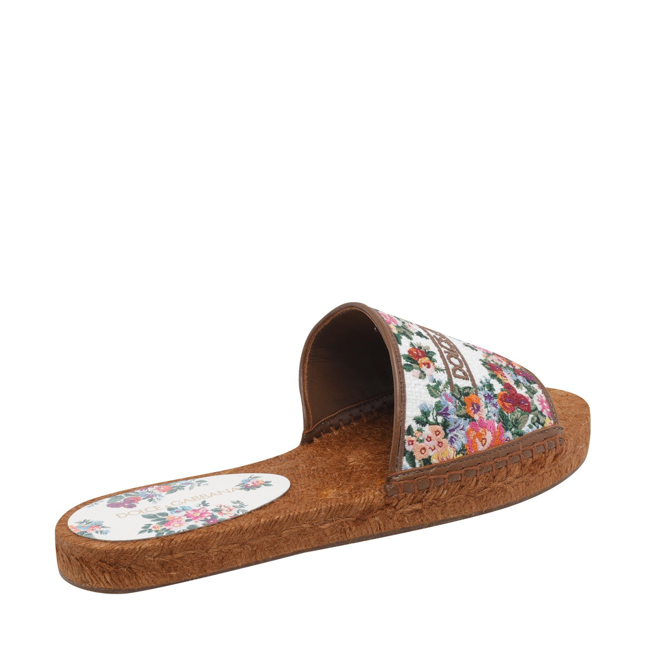 Dolce&Gabbana Women Floreal Logo Sandals DOLCE & GABBANA
