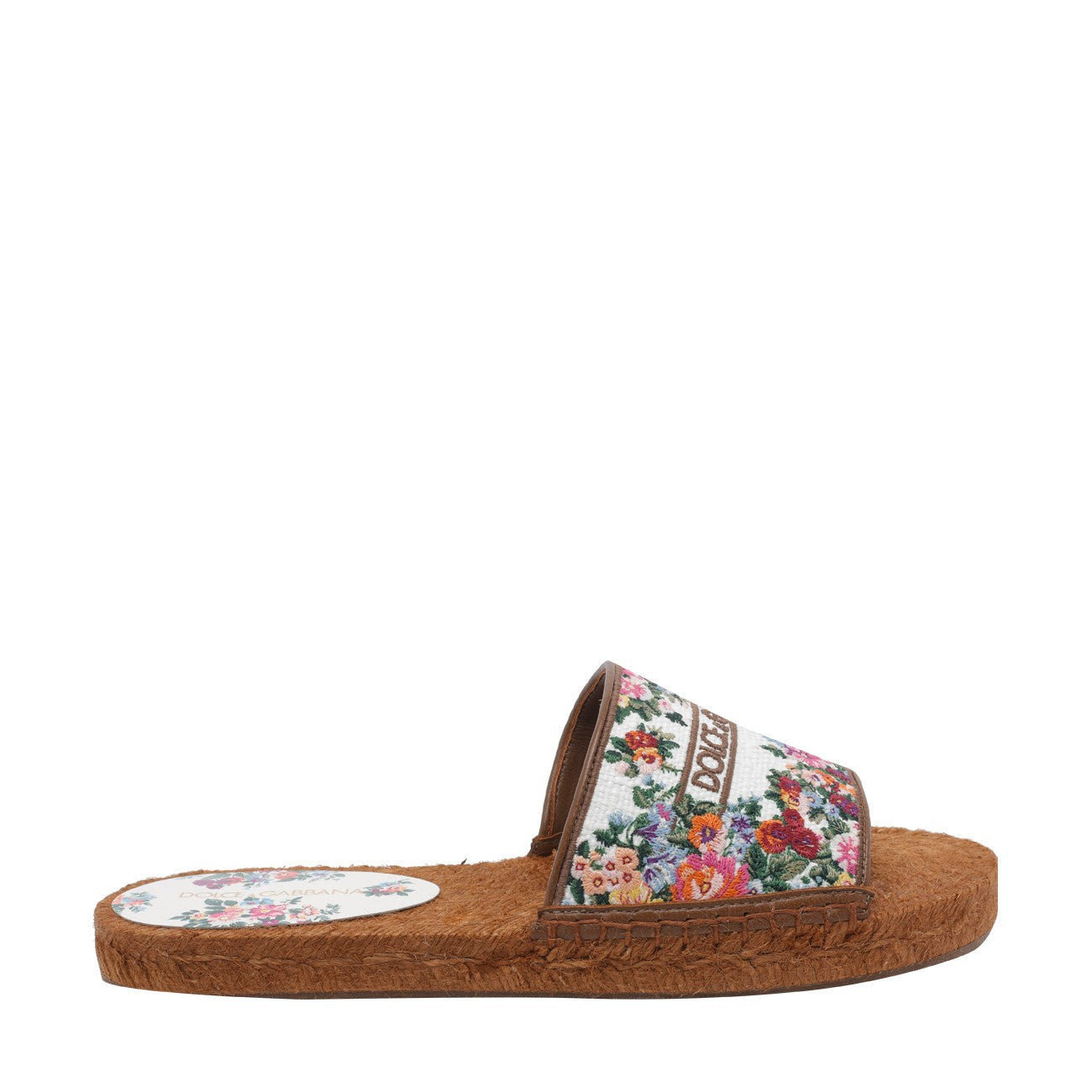 Dolce&Gabbana Women Floreal Logo Sandals DOLCE & GABBANA