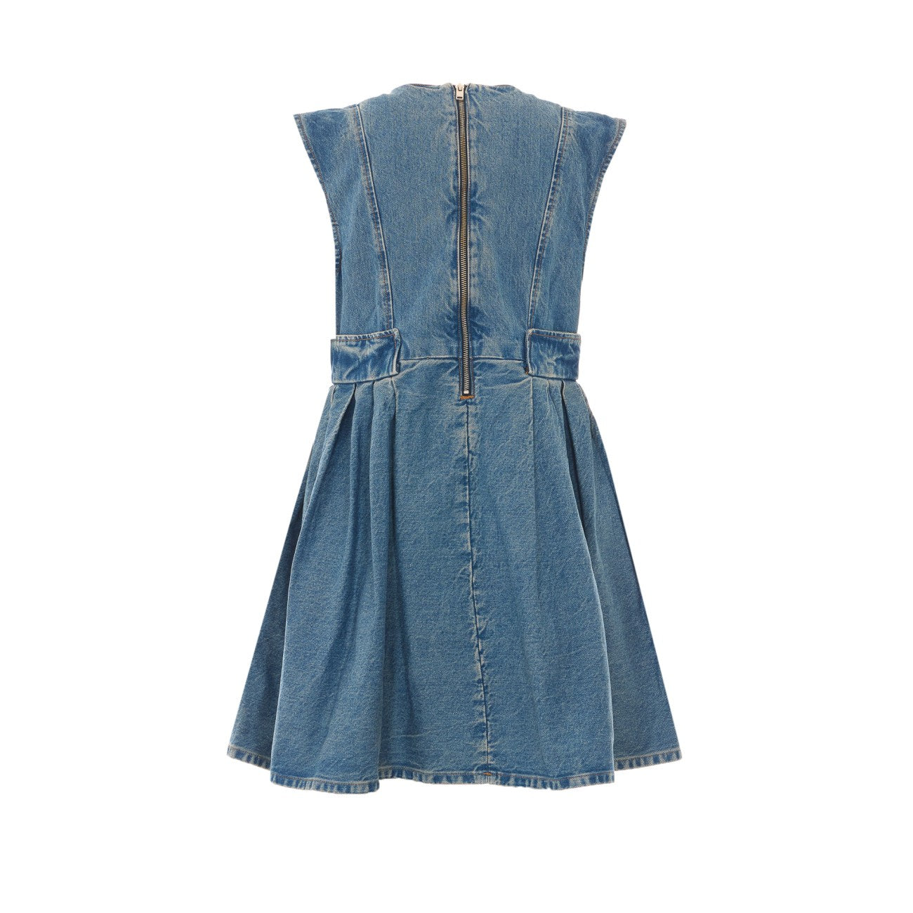 Ganni Women Flower Denim Dress GANNI