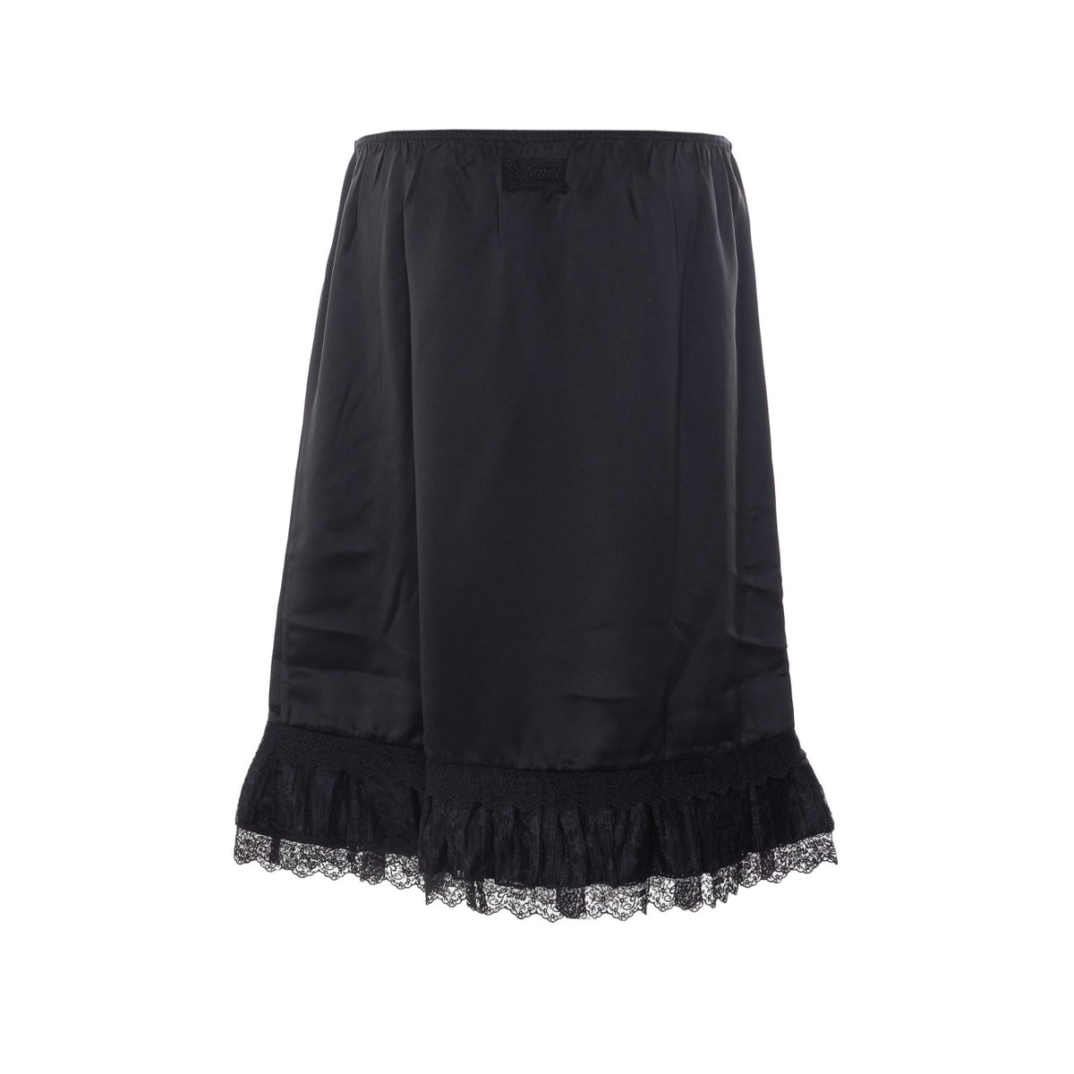 Ganni Women Fluid Satin Midi Skirt GANNI