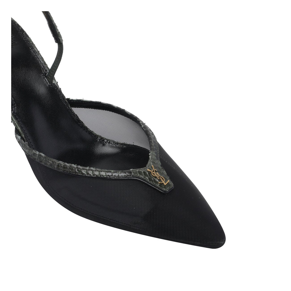 Saint Laurent Women Folie Back Open Pumps SAINT LAURENT