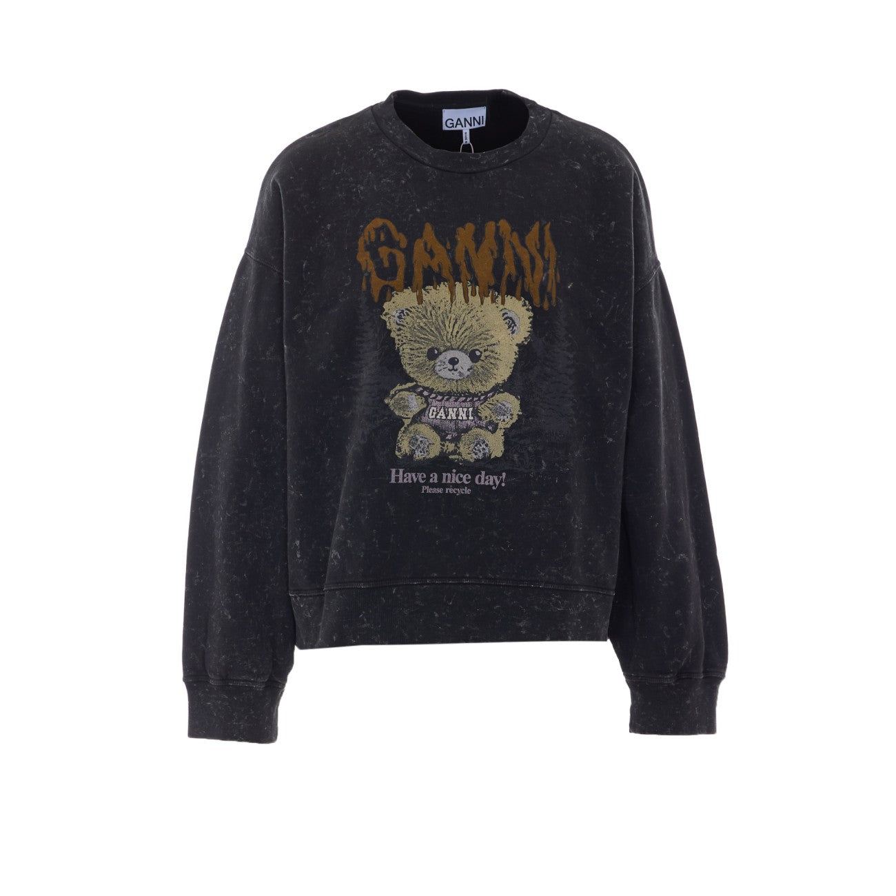 Ganni Women Forest Teddy Sweatshirt GANNI