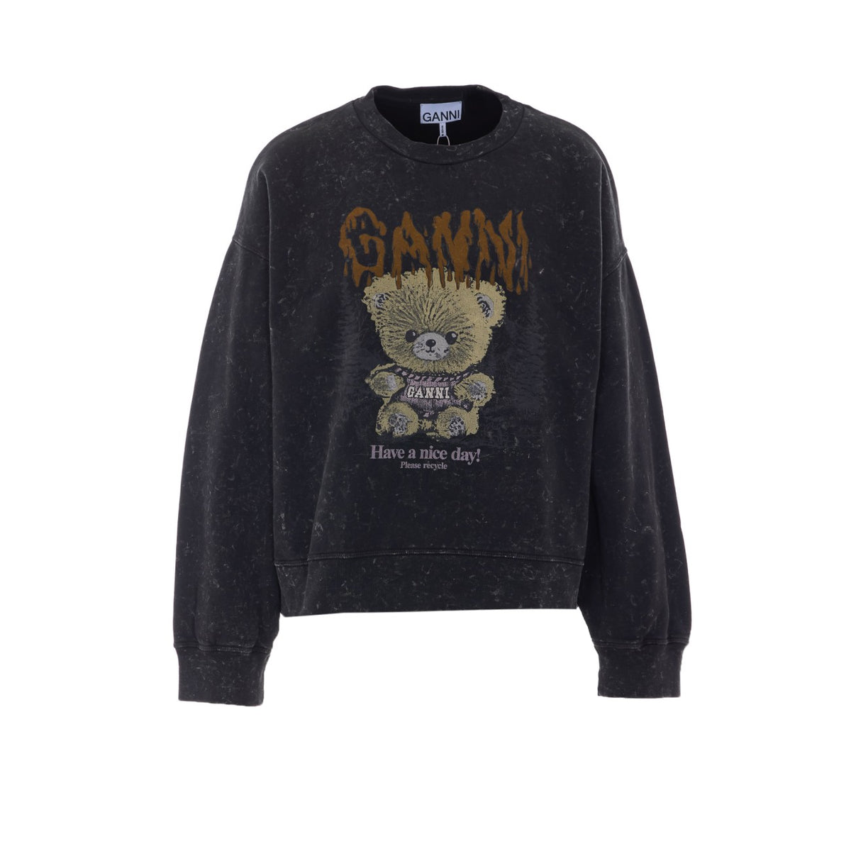 Ganni Women Forest Teddy Sweatshirt GANNI