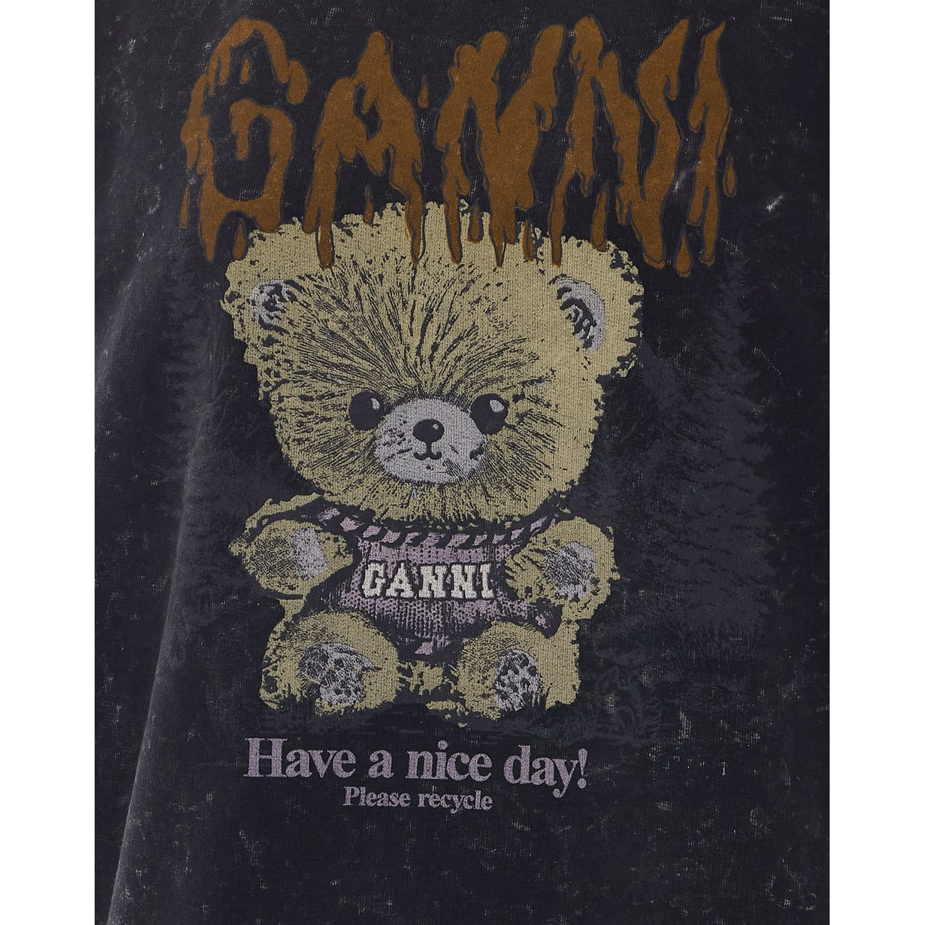 Ganni Women Forest Teddy Sweatshirt GANNI