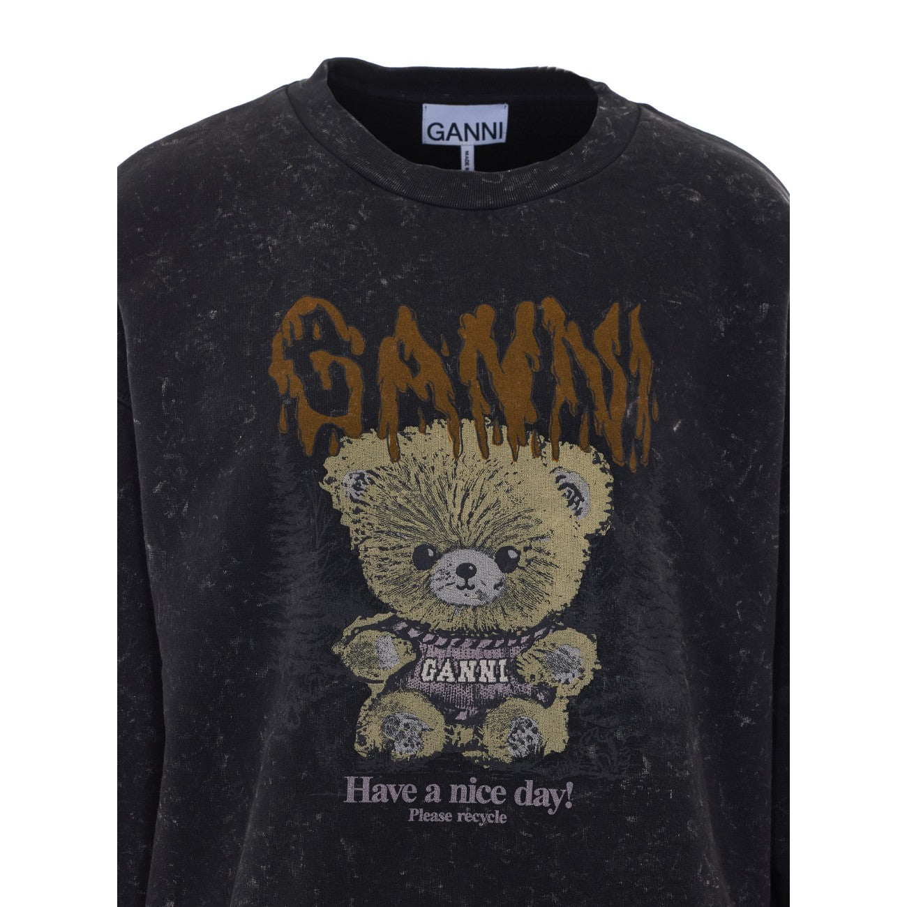 Ganni Women Forest Teddy Sweatshirt GANNI