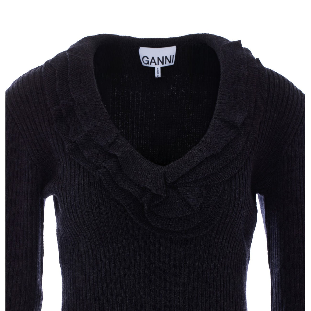 Ganni Women Frill Sweater GANNI