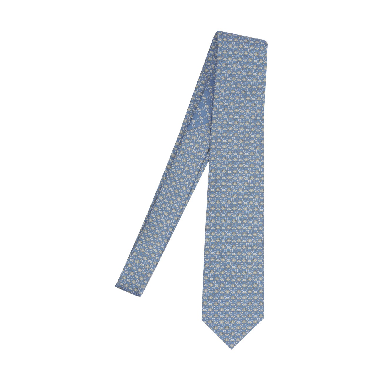 Ferragamo Men Frog Print Silk Tie FERRAGAMO