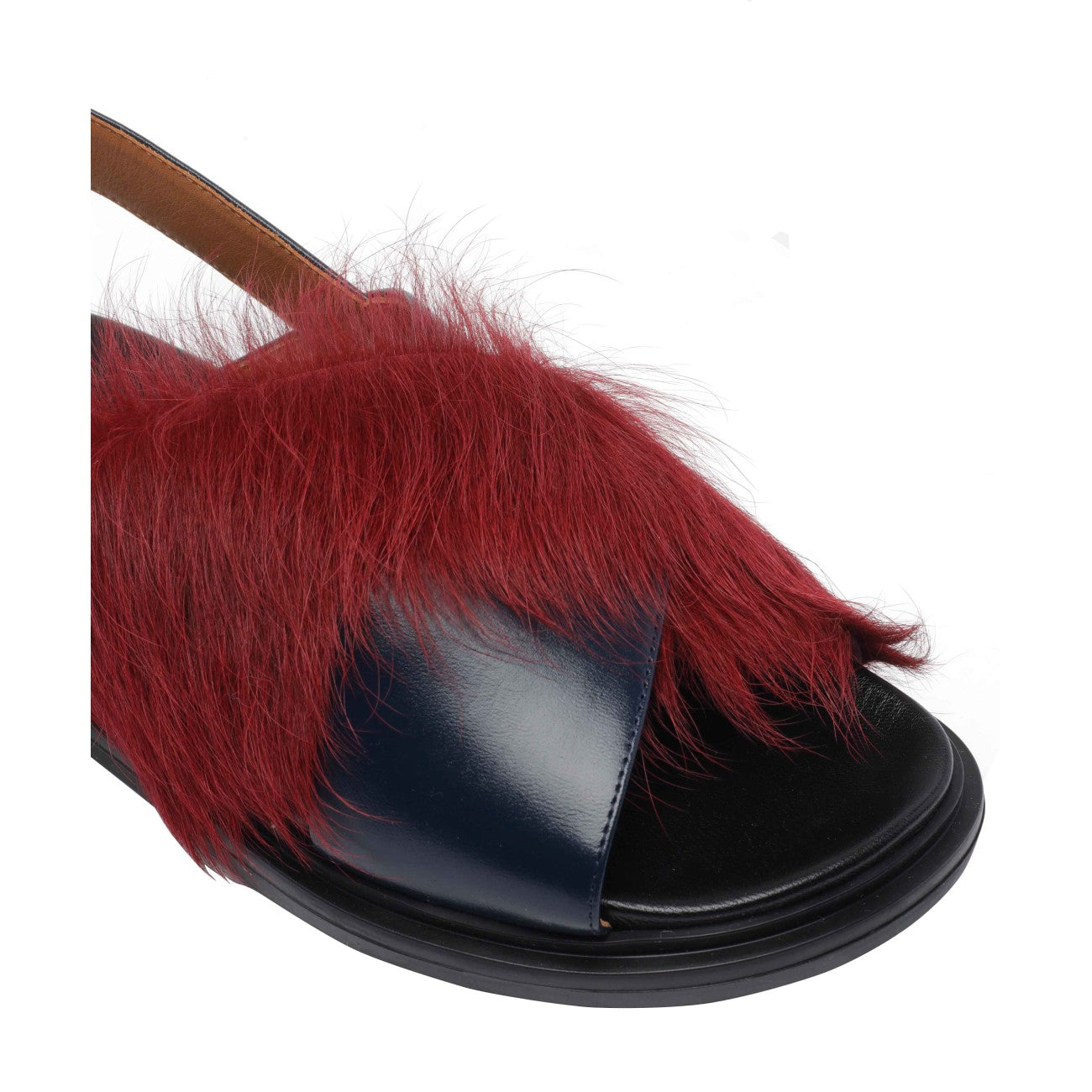 Marni Women Fussbett Sandals With Long Hair MARNI