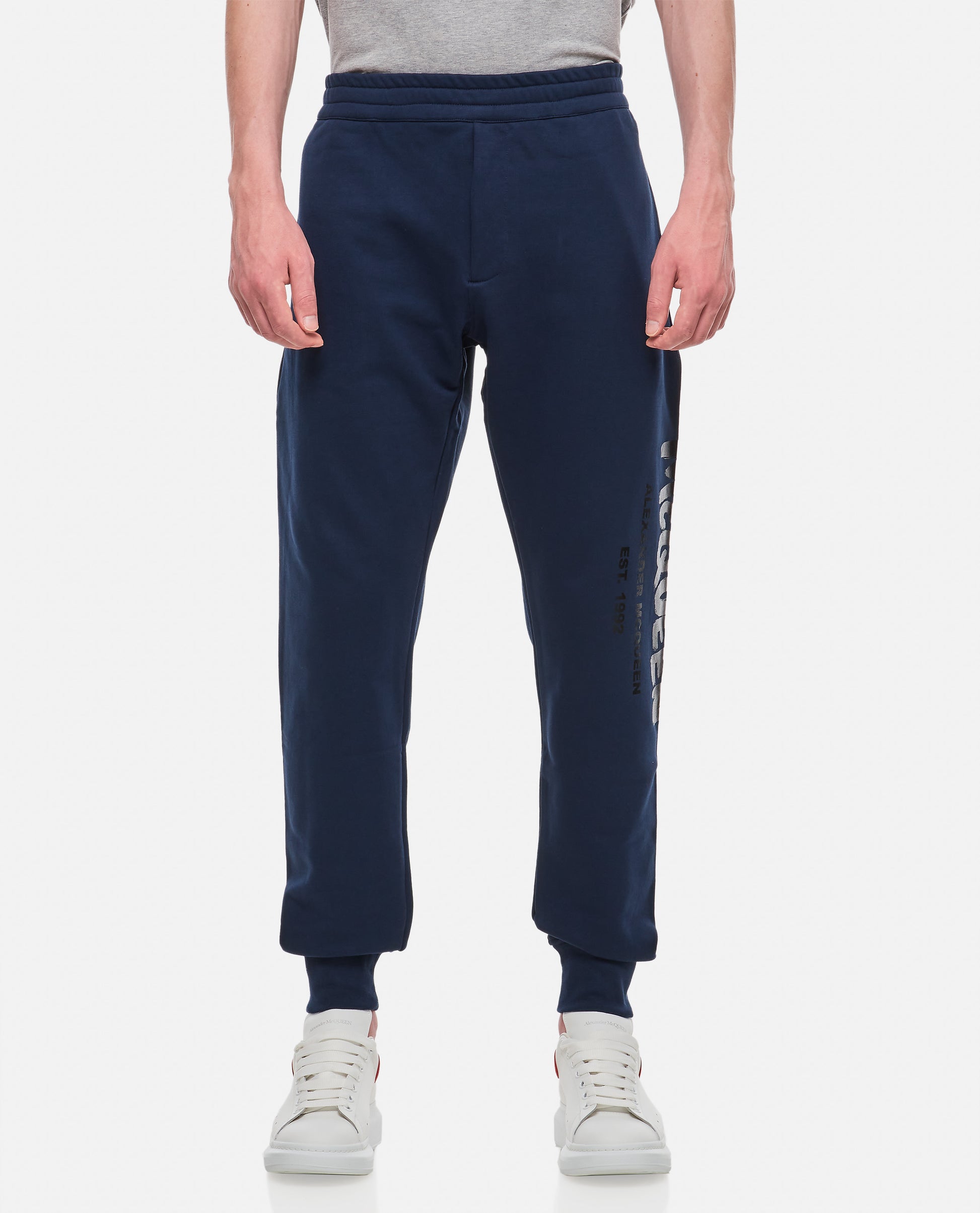 Alexander Mcqueen Men Cotton 'Graffiti' Jogging Pants ALEXANDER MCQUEEN