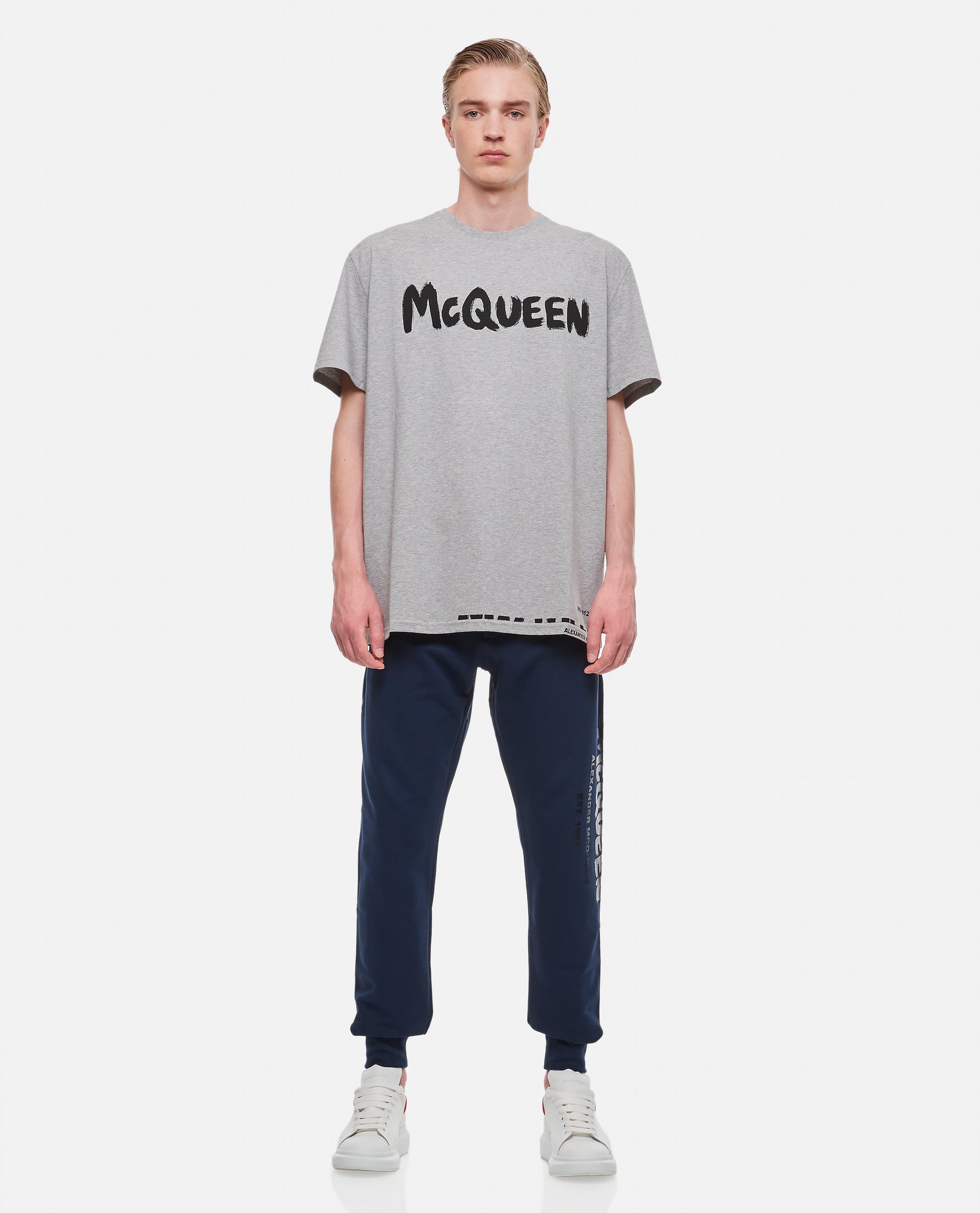 Alexander Mcqueen Men Cotton 'Graffiti' Jogging Pants ALEXANDER MCQUEEN