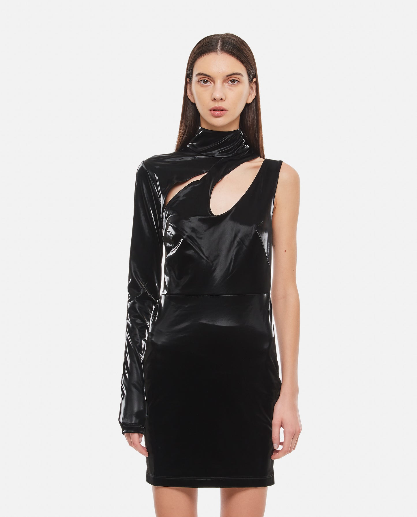 Rotate Women One Shoulder Minidress With Cutouts ROTATE
