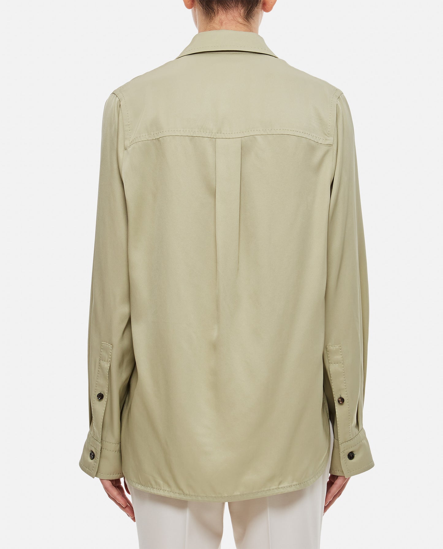 Bottega Veneta Women Viscose Twill Shirt BOTTEGA VENETA