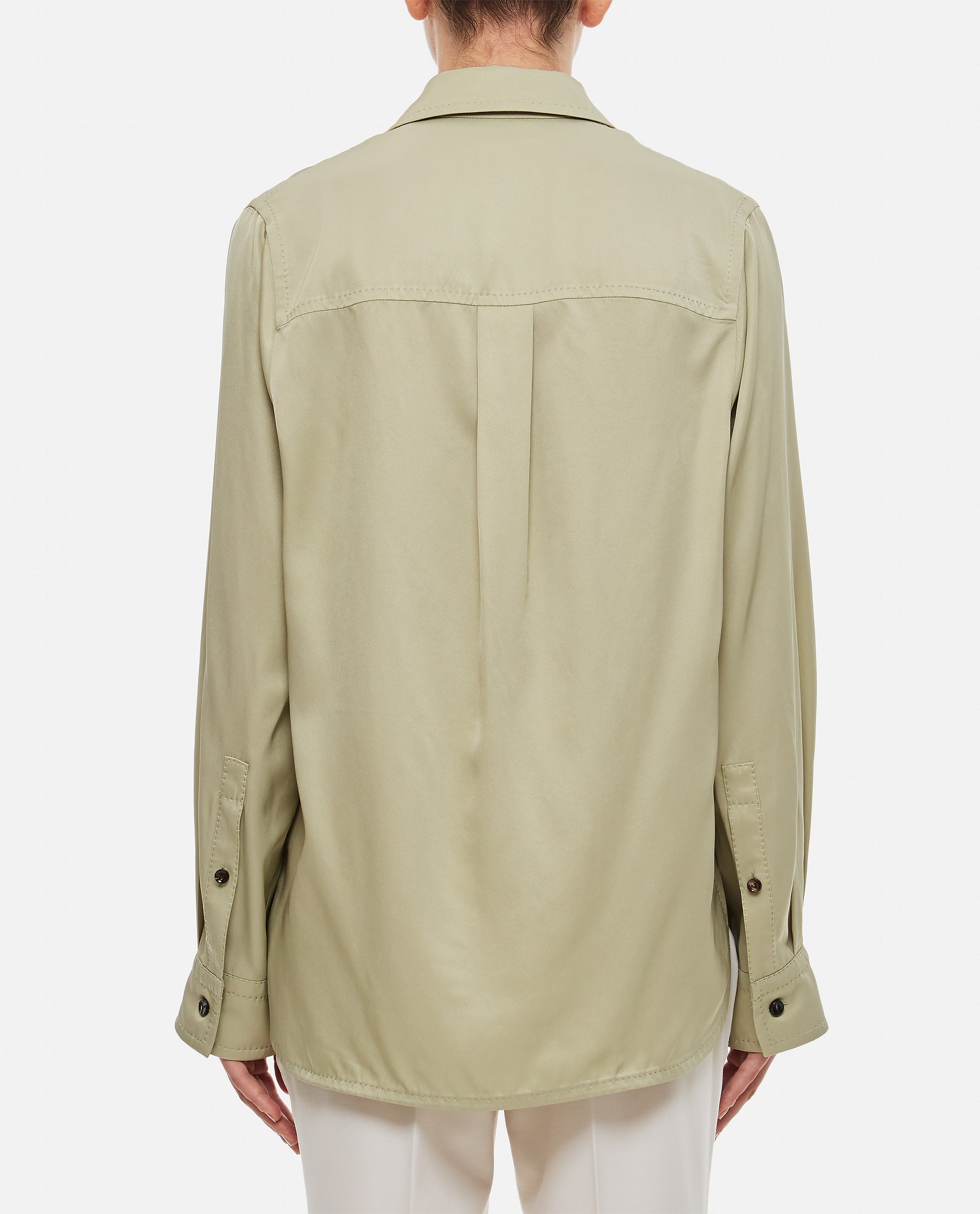Bottega Veneta Women Viscose Twill Shirt BOTTEGA VENETA
