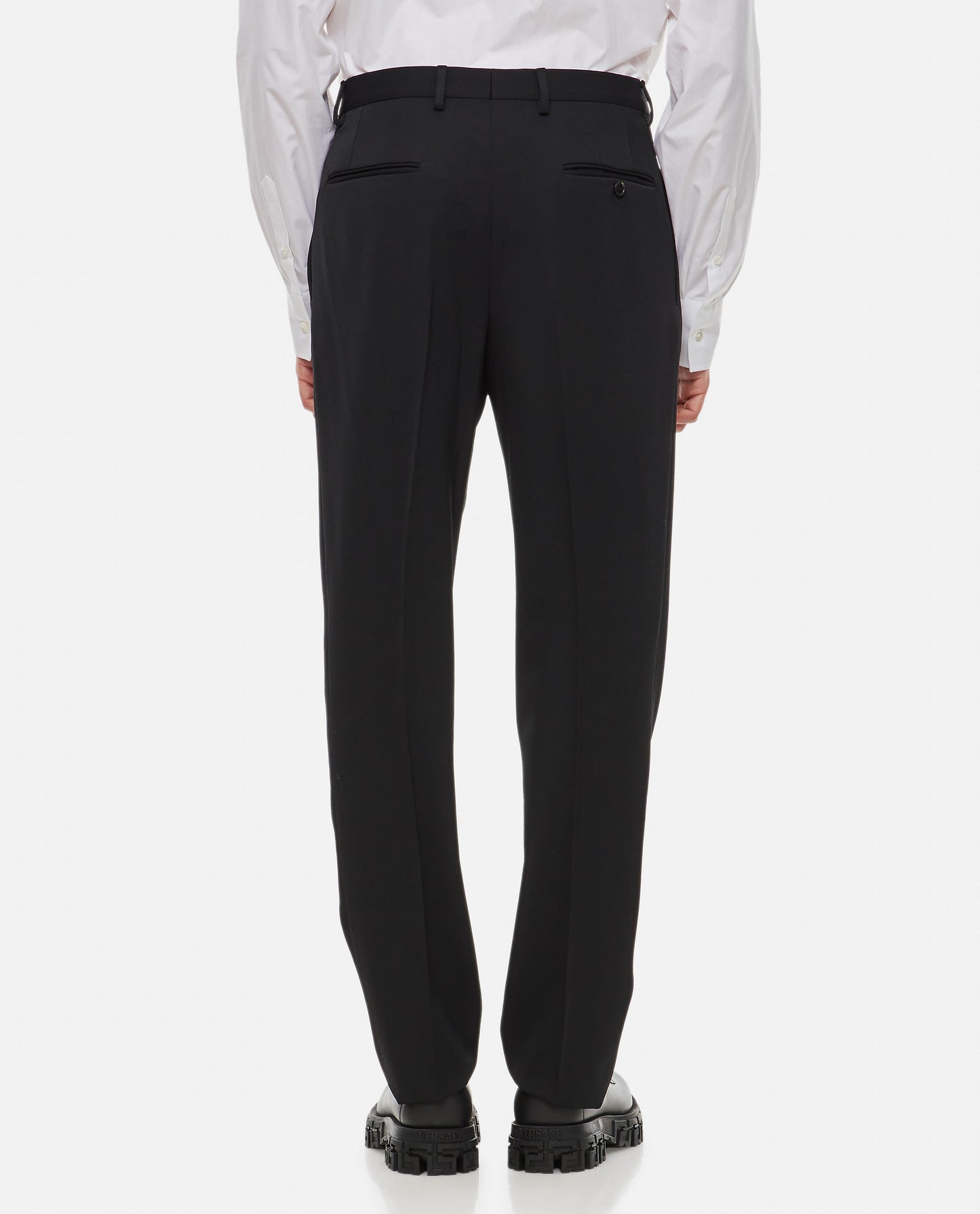 Lanvin Men Straight Leg Wool Trousers LANVIN