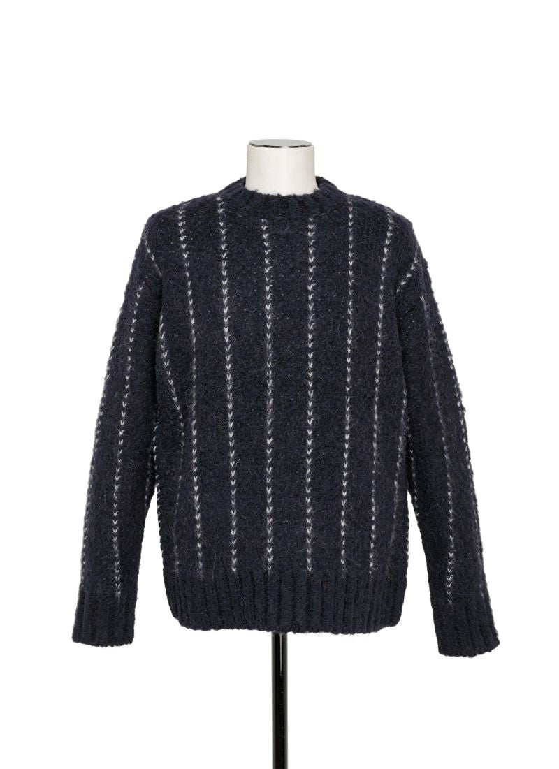 Sacai Men Jacquard Knit Pullover SACAI