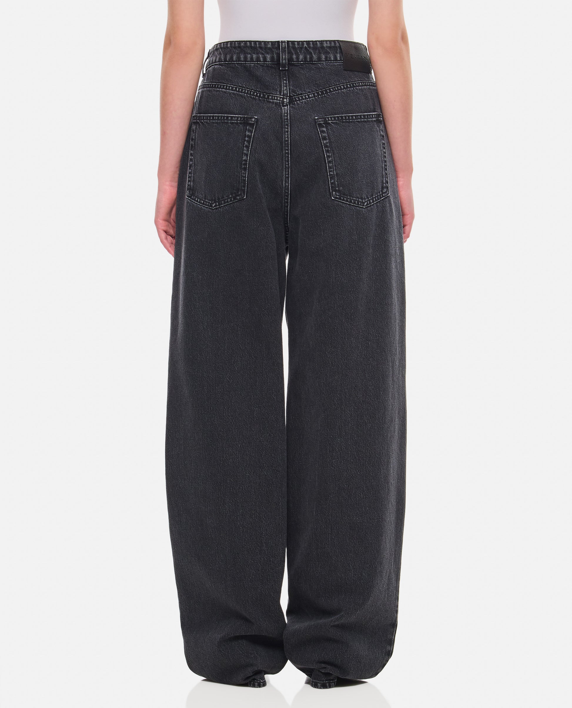 Alexander Mcqueen Women Straight Leg Denim Pants ALEXANDER MCQUEEN