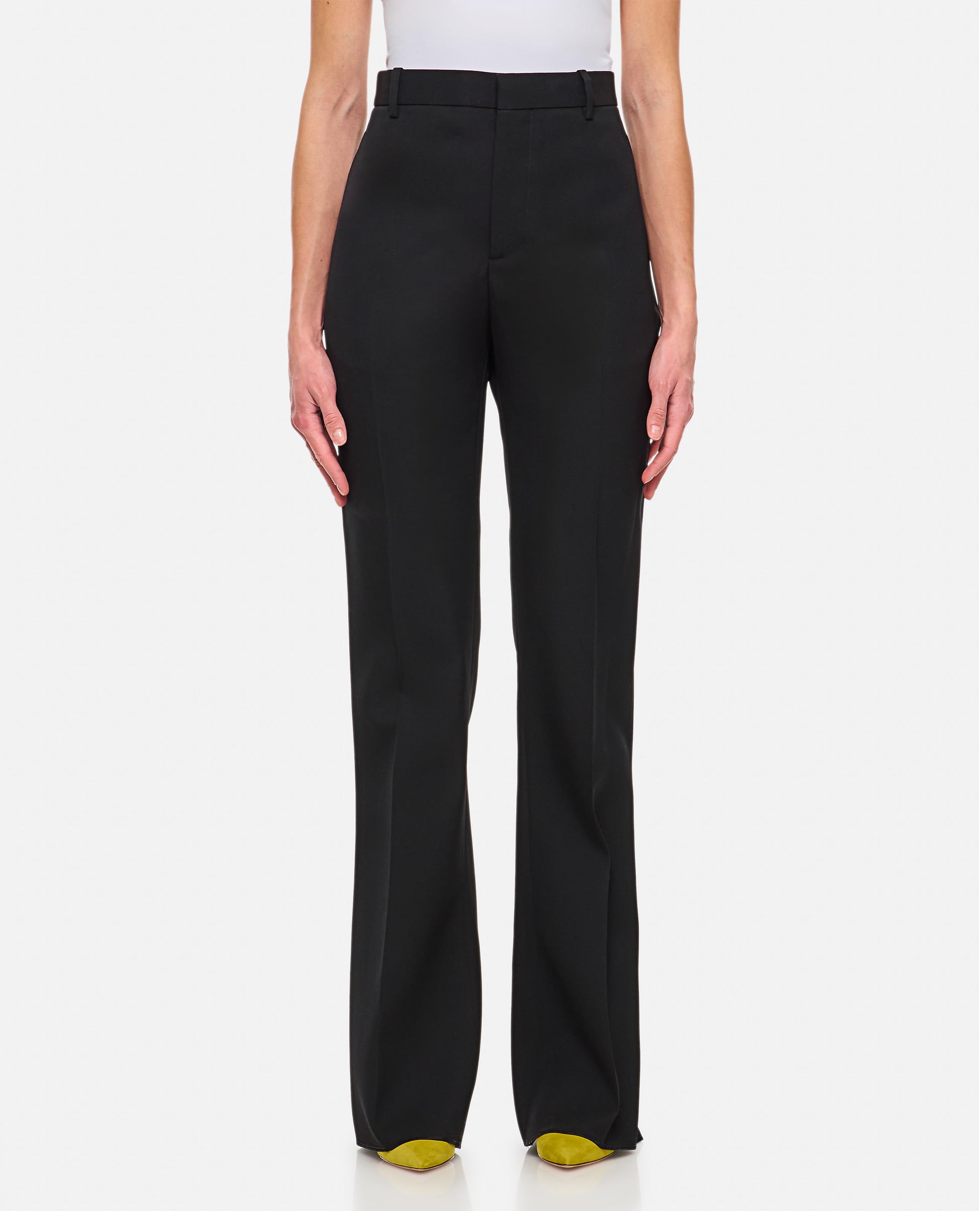 Bottega Veneta Women Sartorial Wool Twill Flared Pants BOTTEGA VENETA