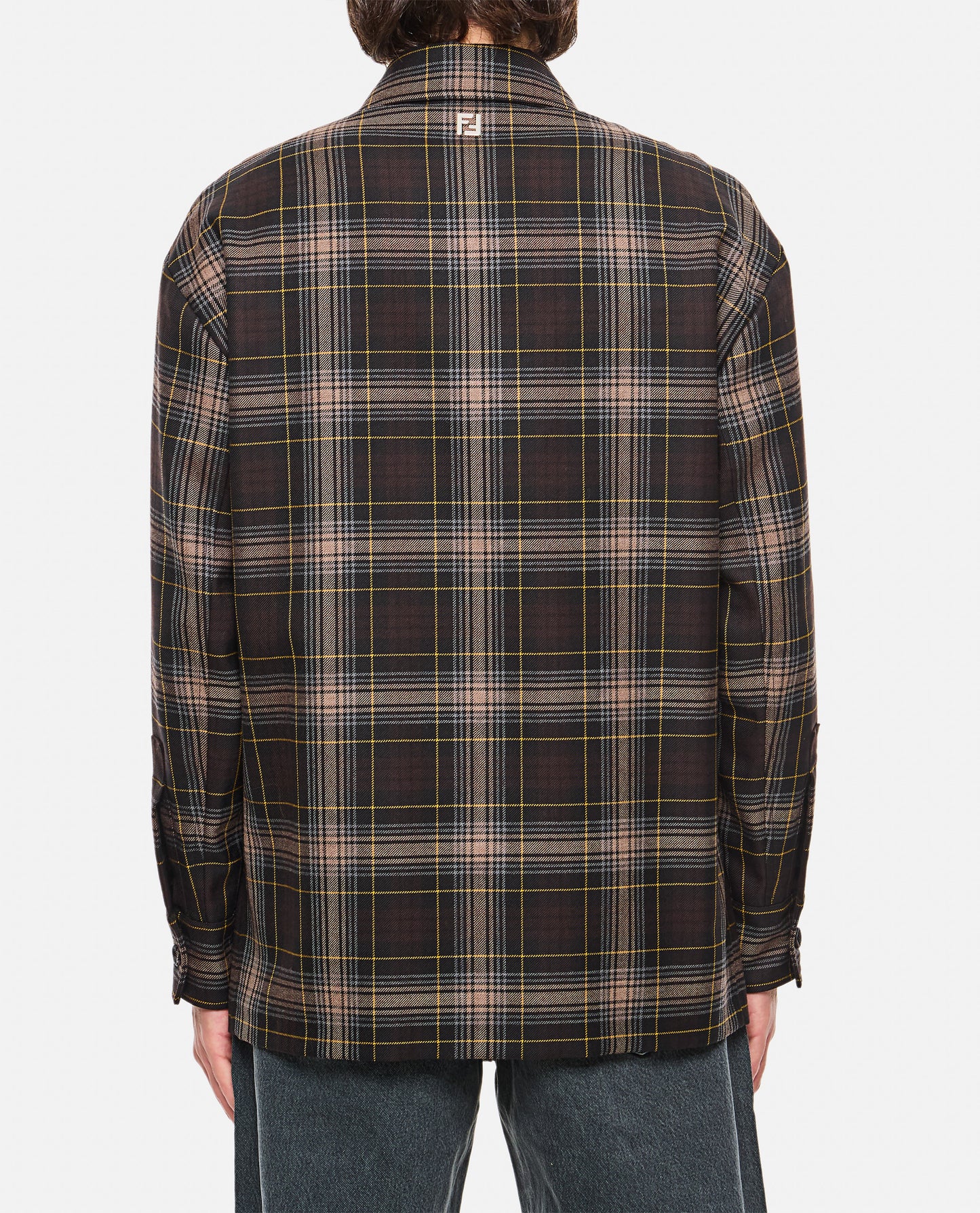 Fendi Men Go To Jacket Tartan FENDI