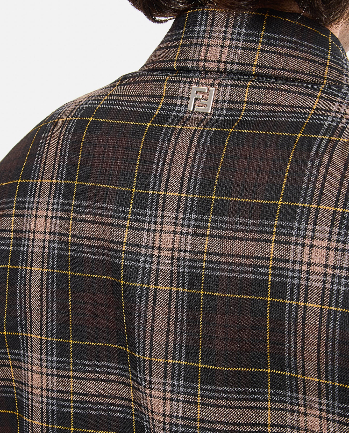 Fendi Men Go To Jacket Tartan FENDI