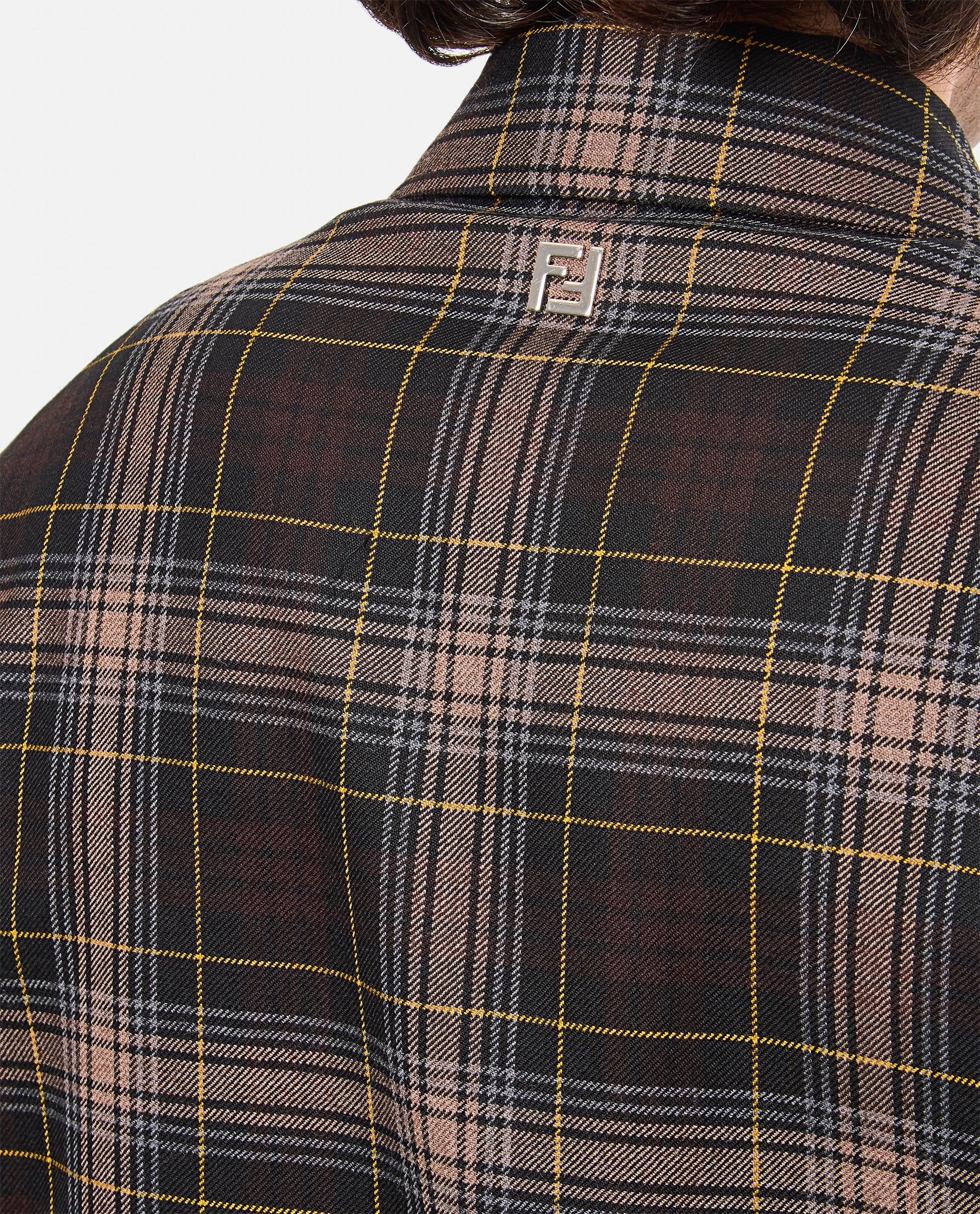 Fendi Men Go To Jacket Tartan FENDI