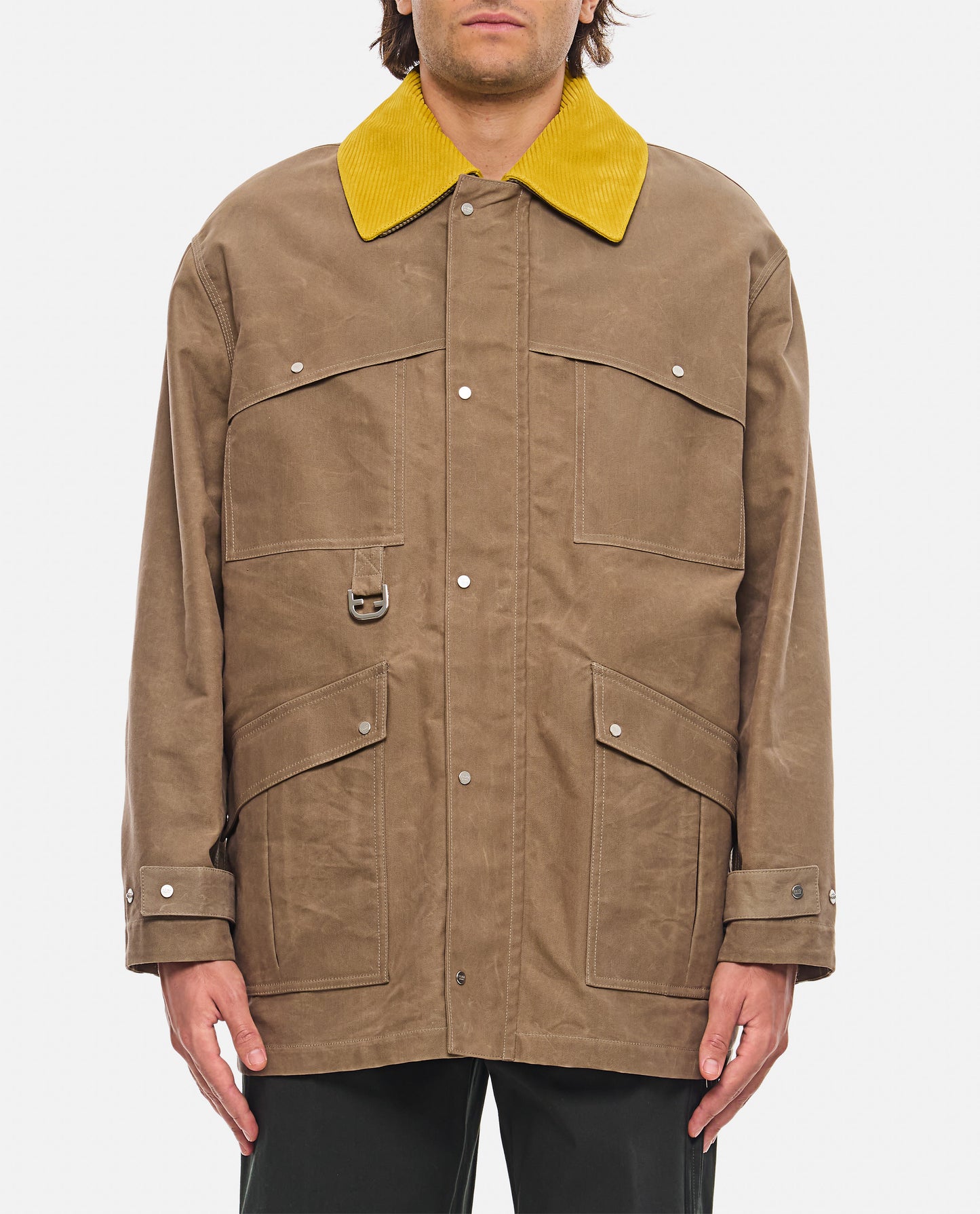 Fendi Men Blouson Oiled Reps Cotton FENDI