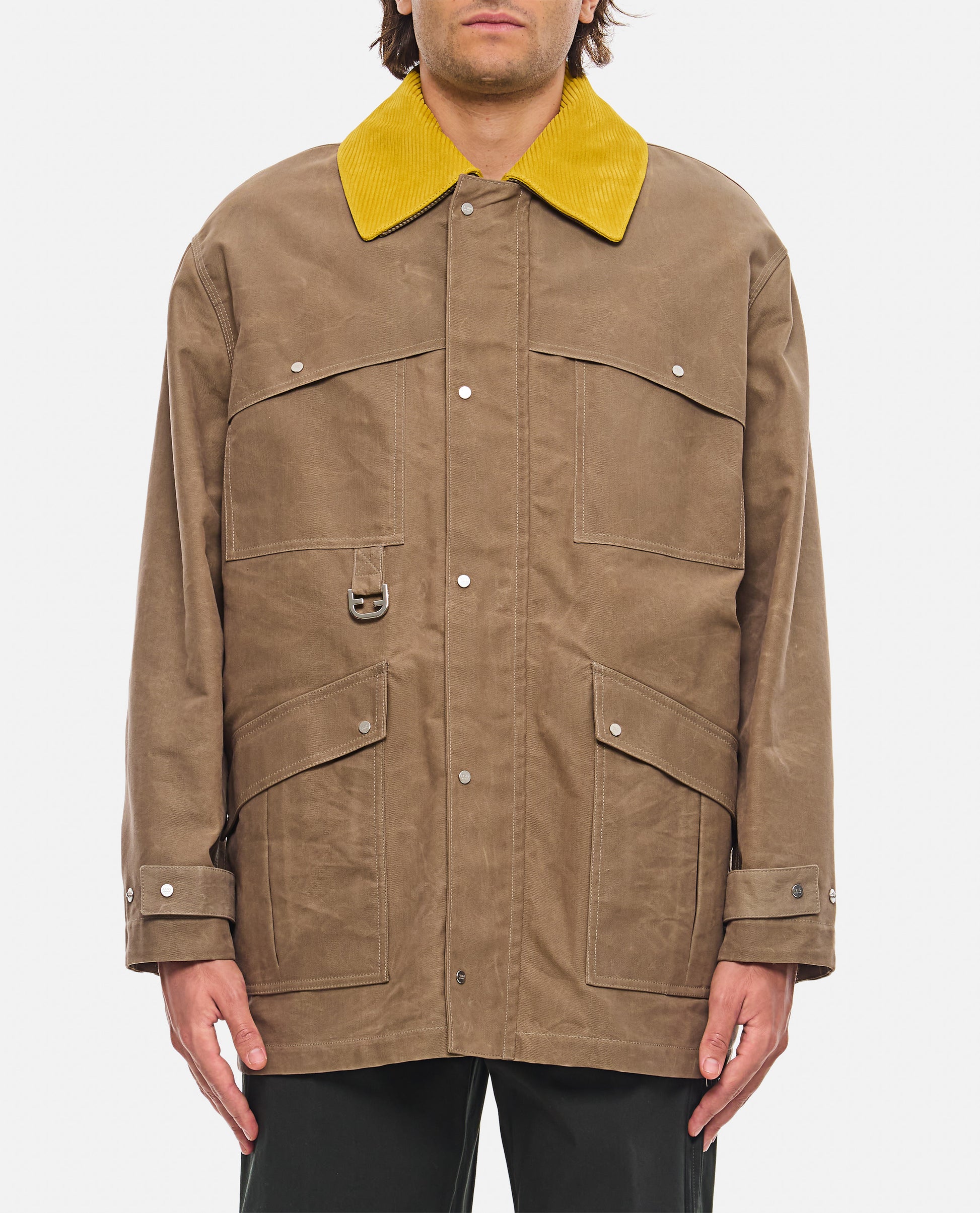 Fendi Men Blouson Oiled Reps Cotton FENDI
