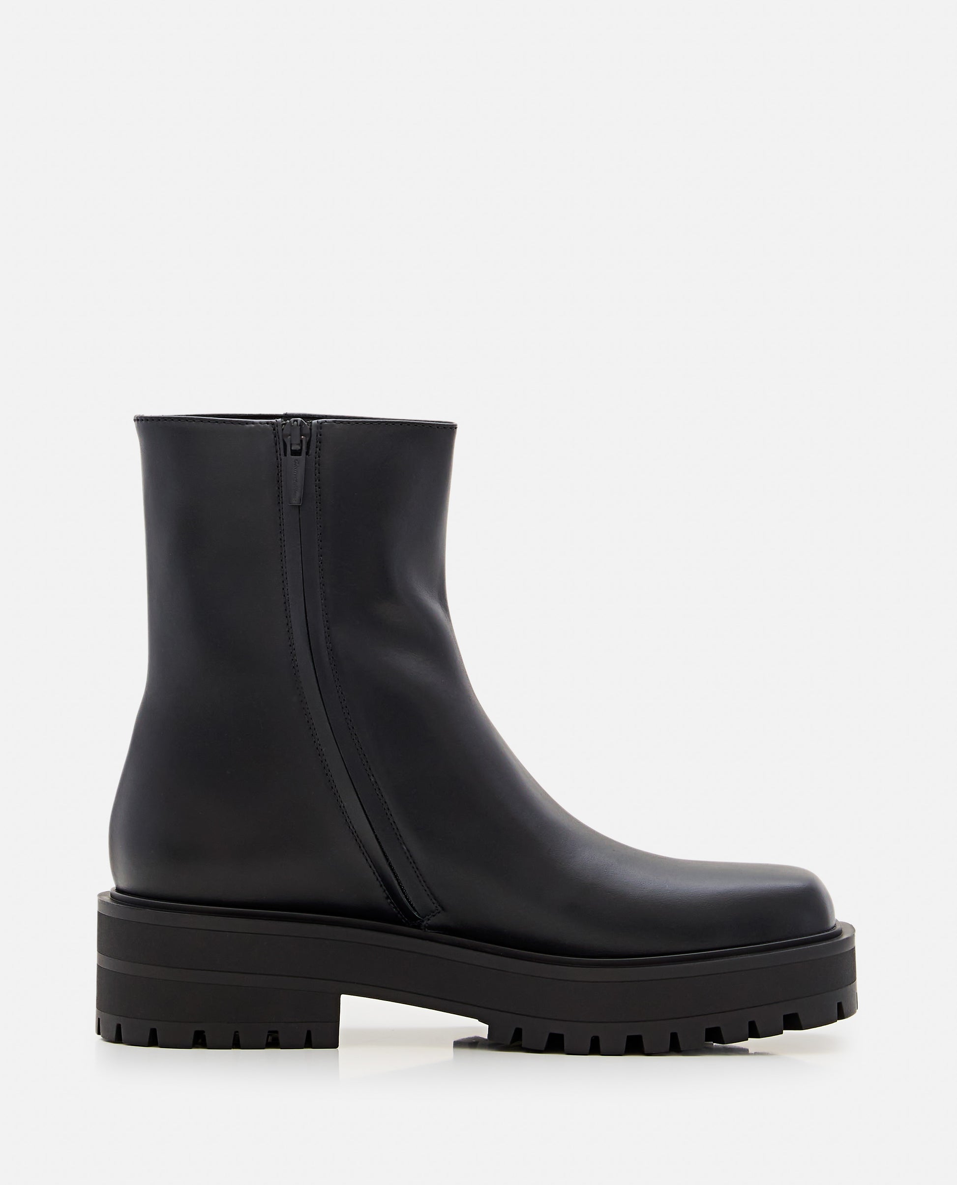 Gianvito Rossi Women Leather Combat Boots GIANVITO ROSSI
