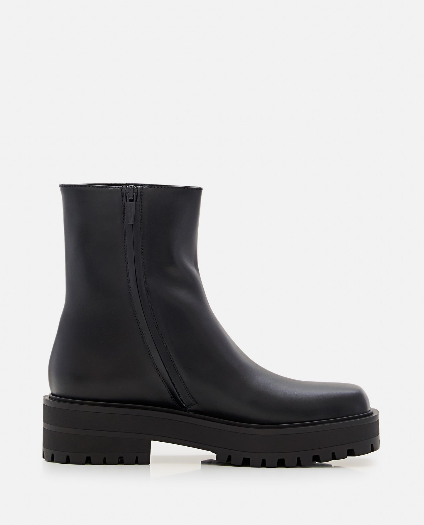 Gianvito Rossi Women Leather Combat Boots GIANVITO ROSSI