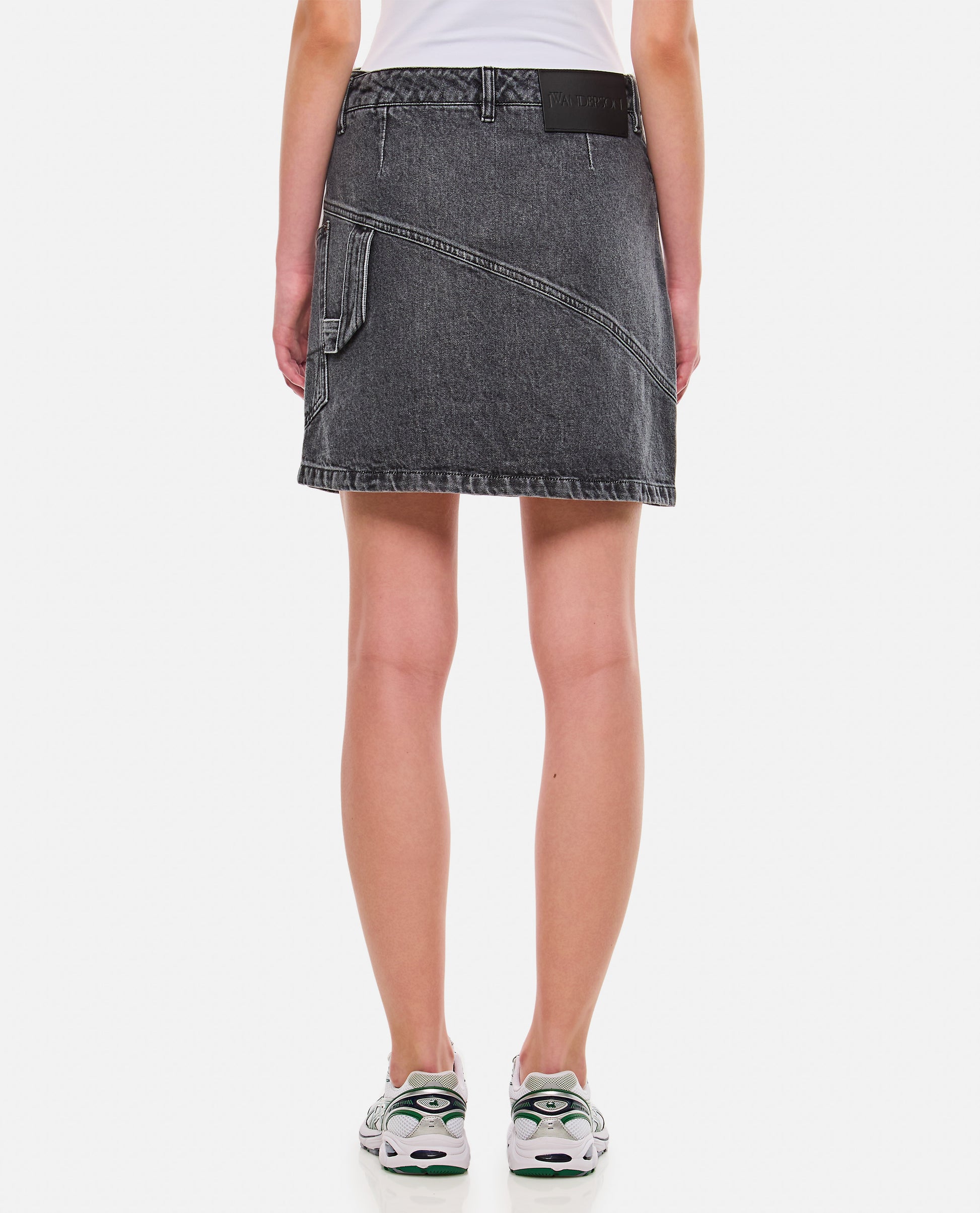 Jw Anderson Women Denim Twisted Skirt J.W. ANDERSON