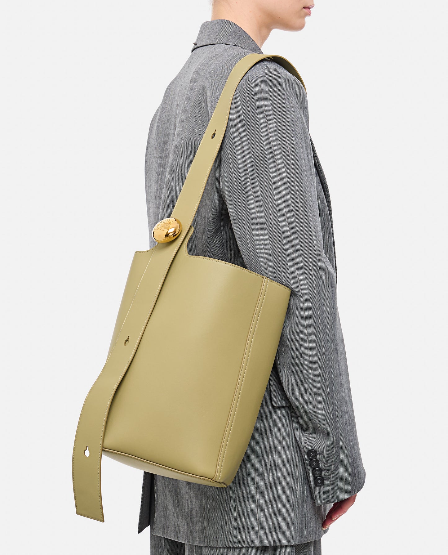 Loewe Women Medium Pebble Leather Bucket LOEWE