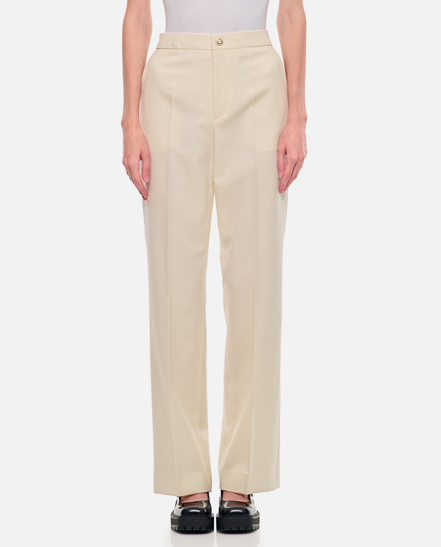 Moncler Women High Waist Denim Pants MONCLER