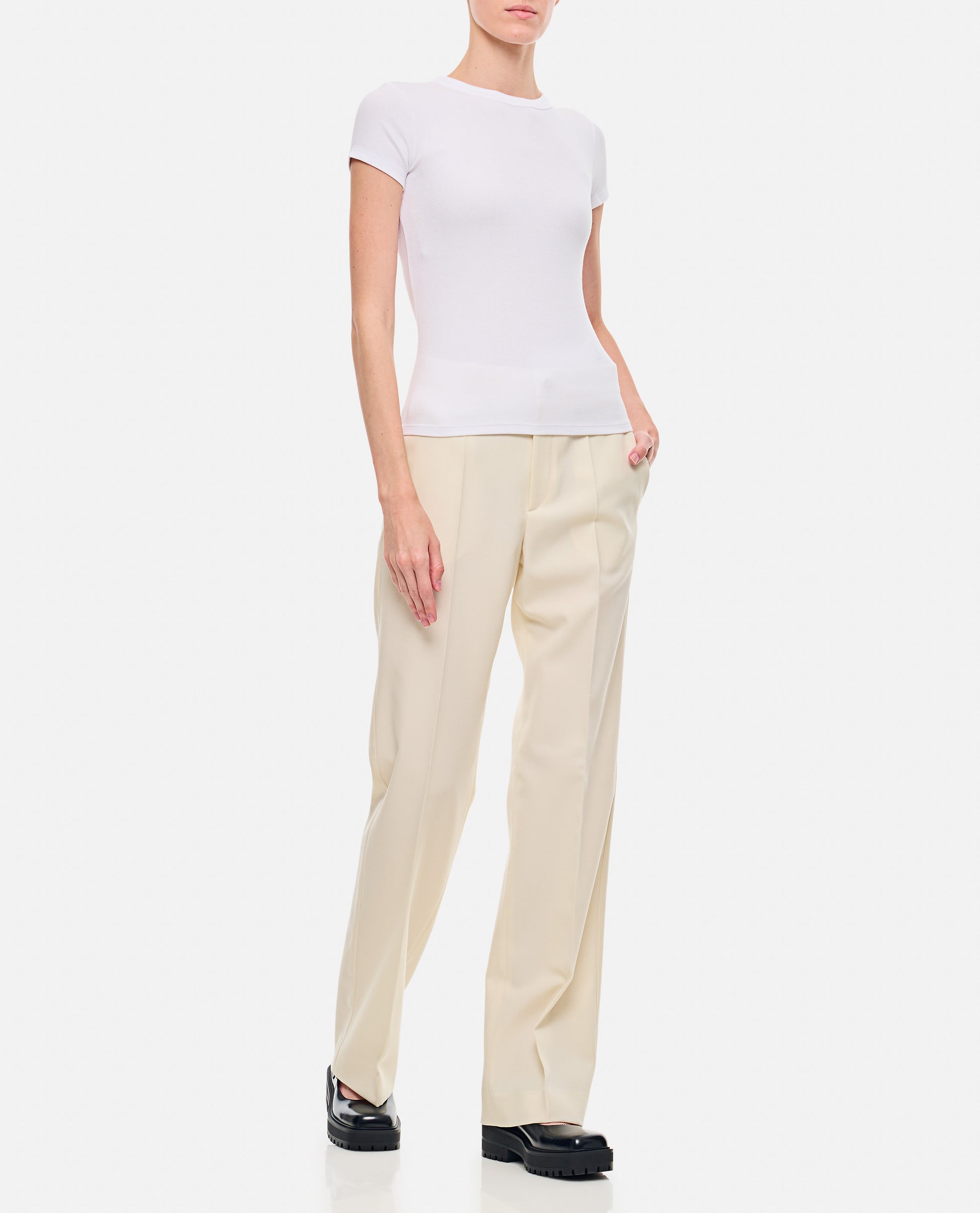 Moncler Women High Waist Denim Pants MONCLER