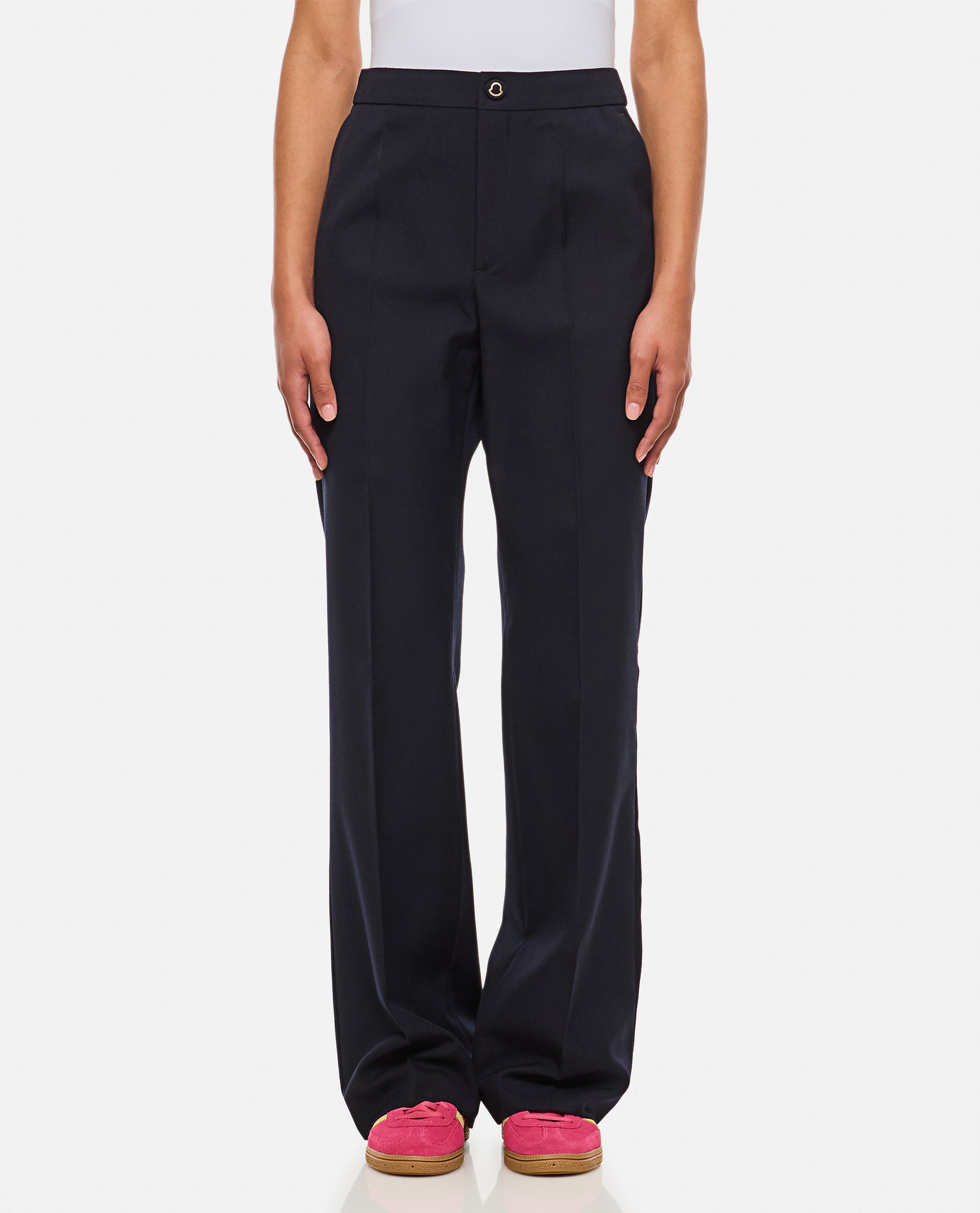 Moncler Women High Waist Denim Pants MONCLER