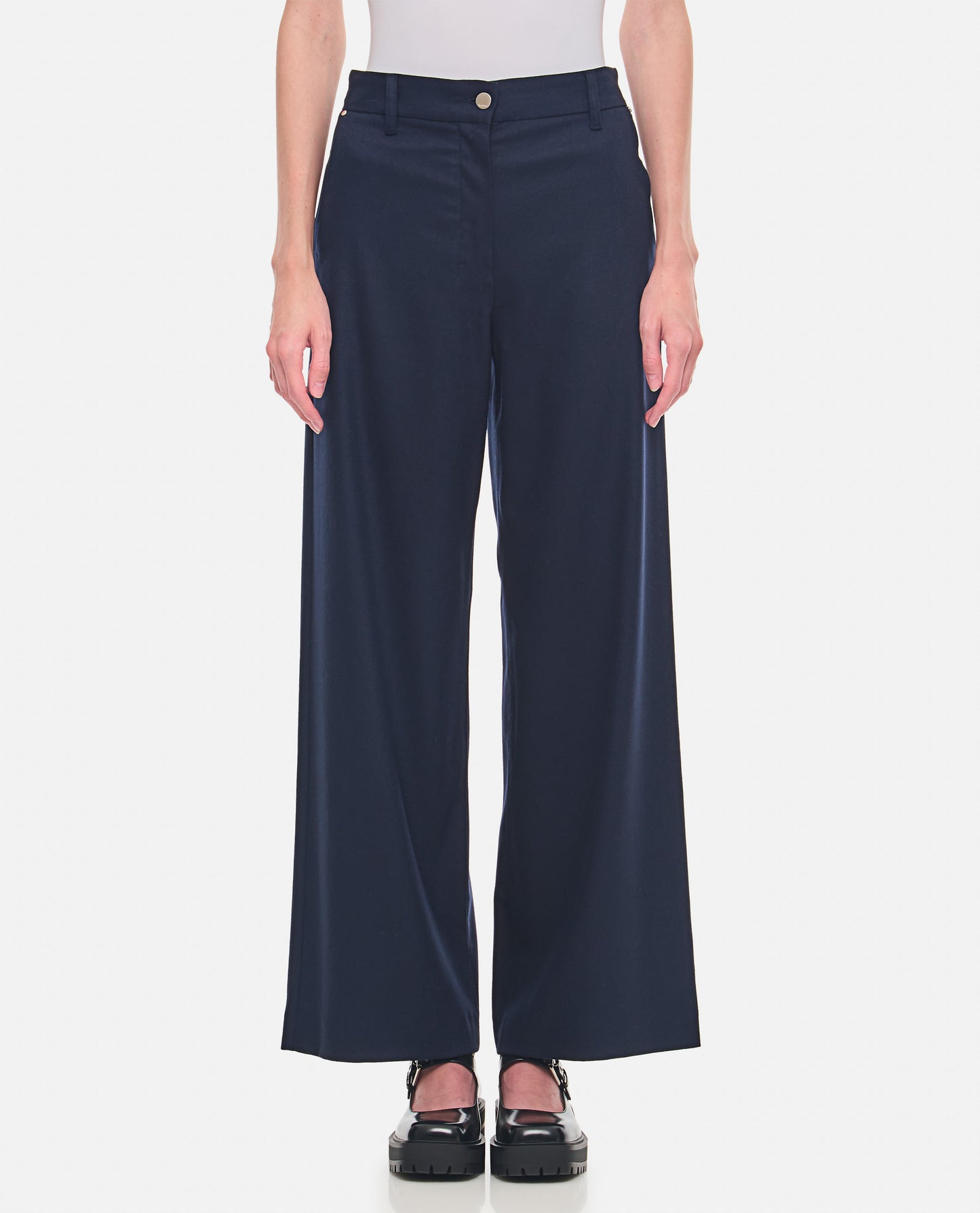 S Max Mara Women Ermes Five Pockets Wool Pants S MAX MARA