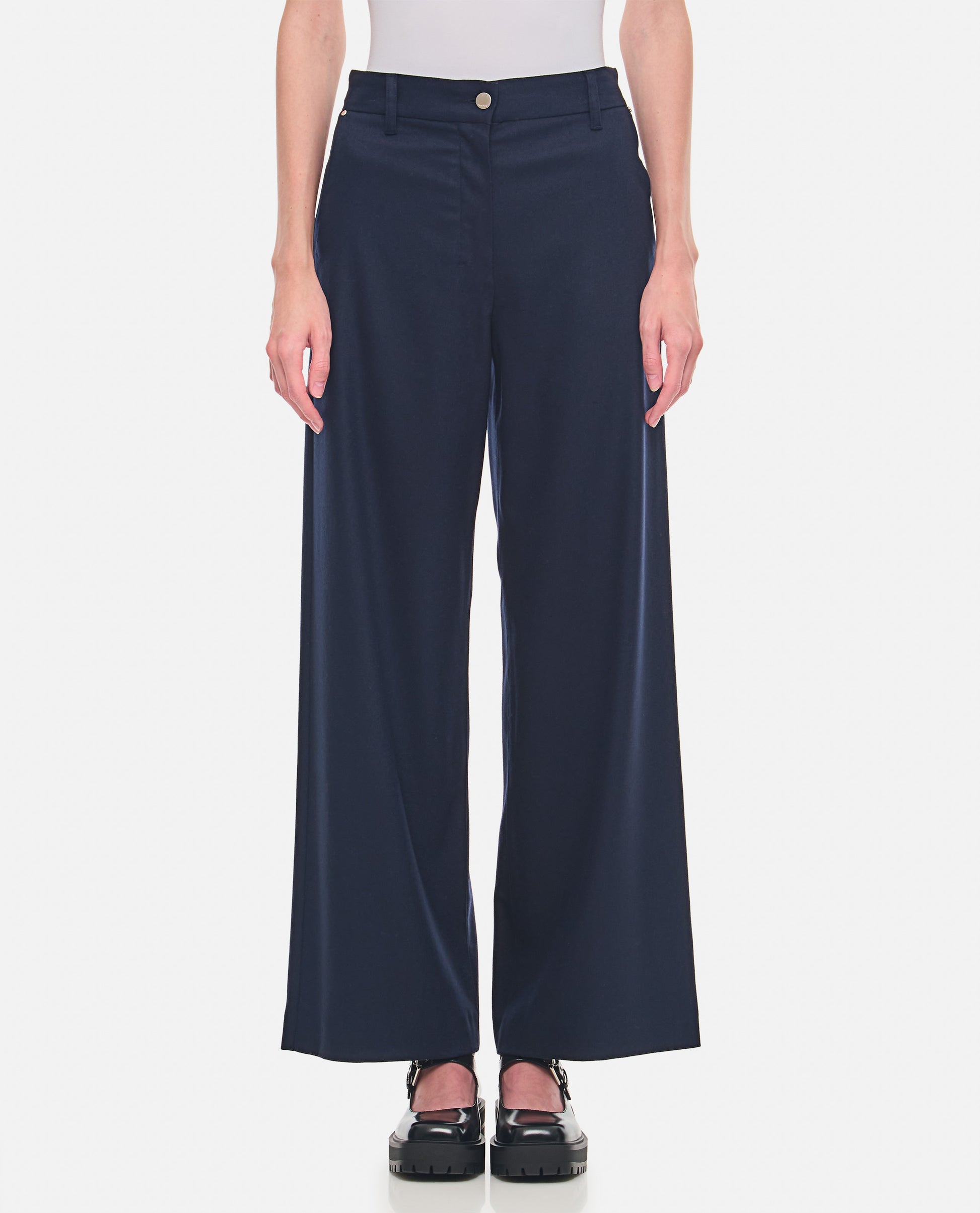S Max Mara Women Ermes Five Pockets Wool Pants S MAX MARA