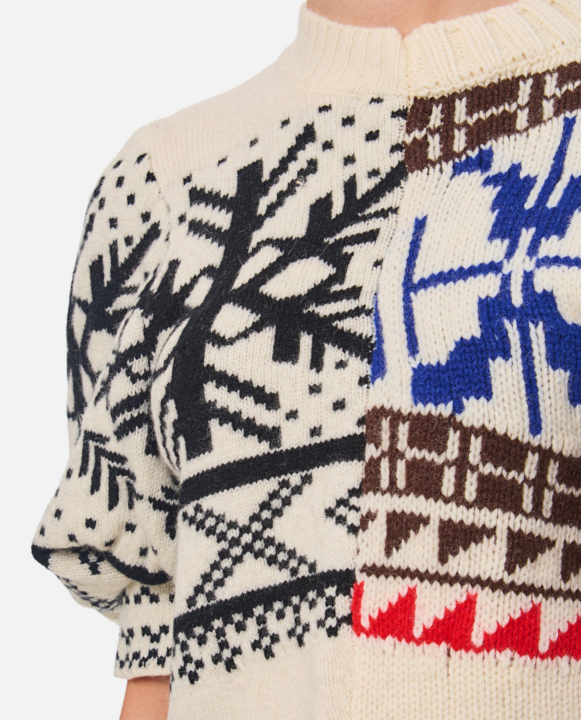 Sacai Women Long Pattern Knitwear SACAI