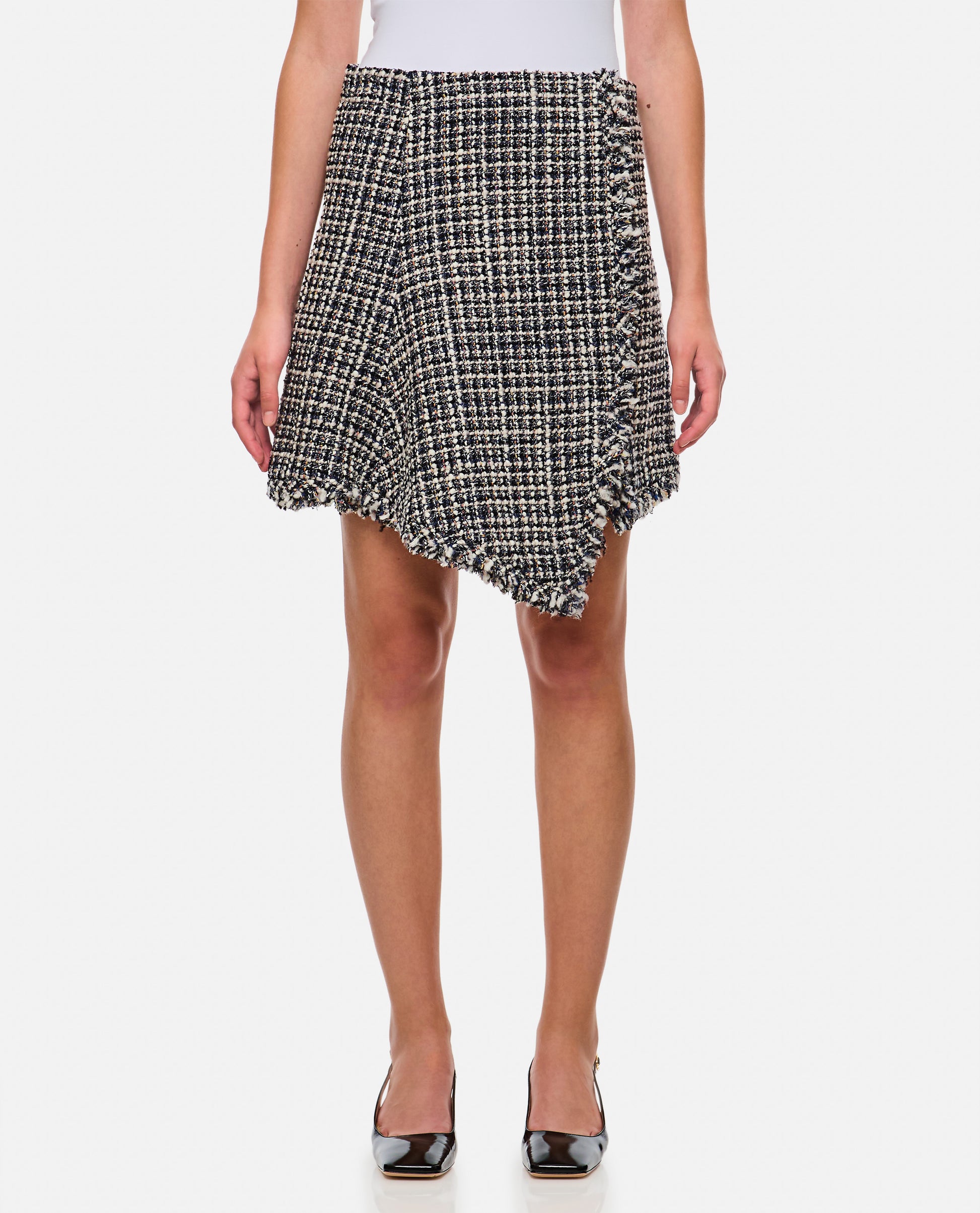 Sacai Women Tweed Skirt SACAI