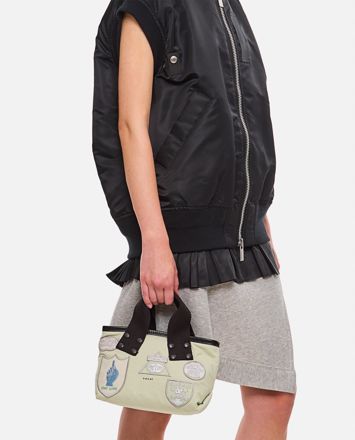 Sacai Women Sacai X Marc Gongales Small Patch Tote Bag SACAI